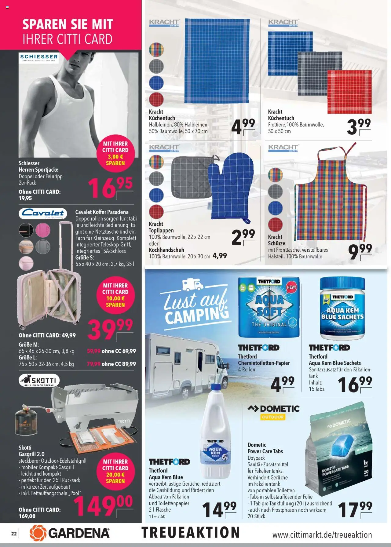 CITTI Markt Prospekt 	 - gültig ab dem 30.07.2025 | Seite: 26 | Produkte: Rucksack, Koffer, Toilettenpapier