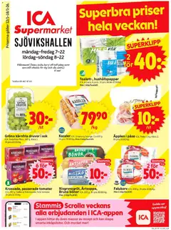 ICA Supermarket - Stockholm - Förhandsvisning av reklamblad från butik ICA Supermarket aktuell från 12.01.2026