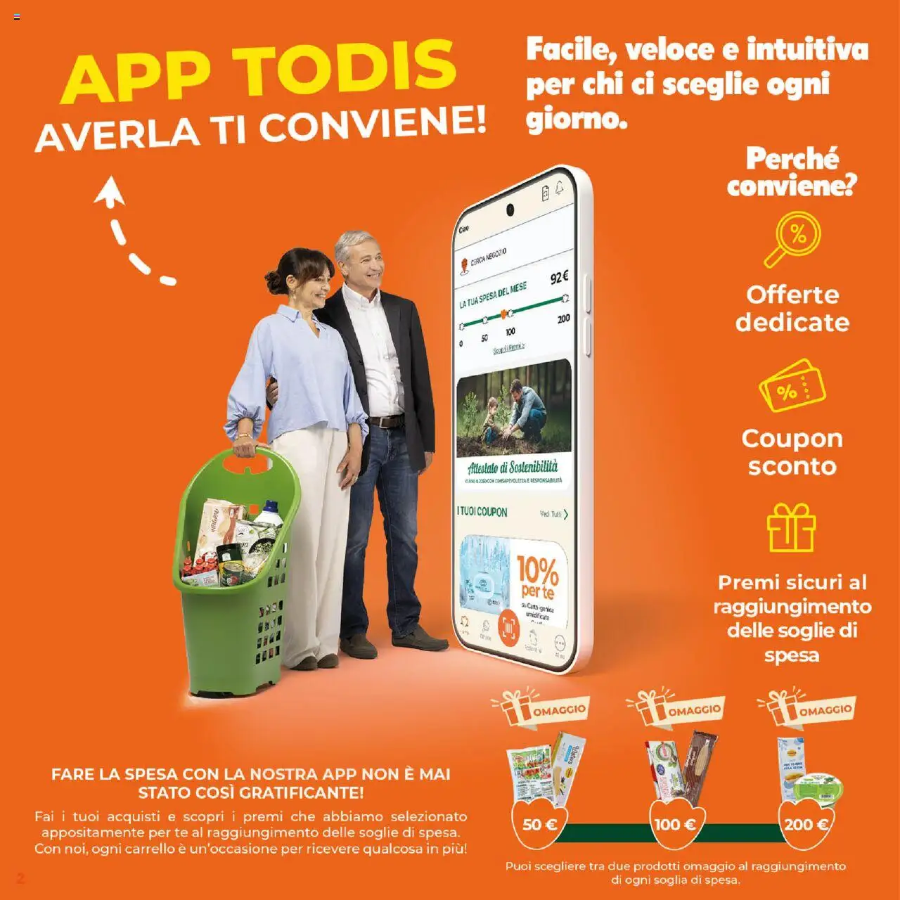 Volantino Todis del 16.10.2025 | Pagina: 2 | Prodotti: Tè, Carrello