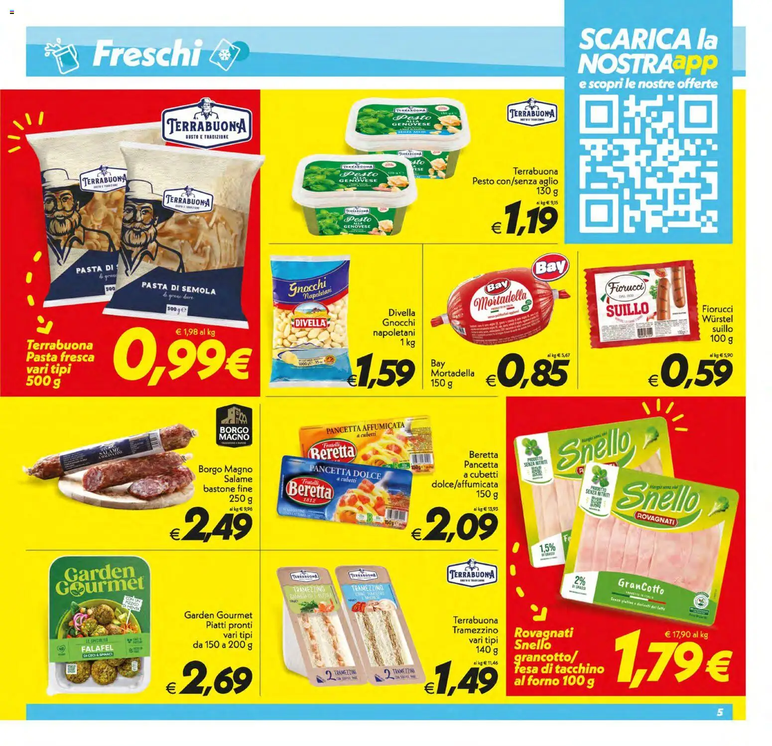 Volantino SuperConveniente del 05.01.2026 | Pagina: 5 | Prodotti: Salame, Spinaci, Pesto, Forno