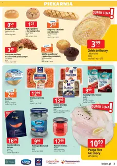 E.Leclerc Gazetka - Warszawa Jerozolimskie od 29.07.2025 | Strona: 3 | Produkty: Piekarnia, Łosoś, Bułka, Kawior