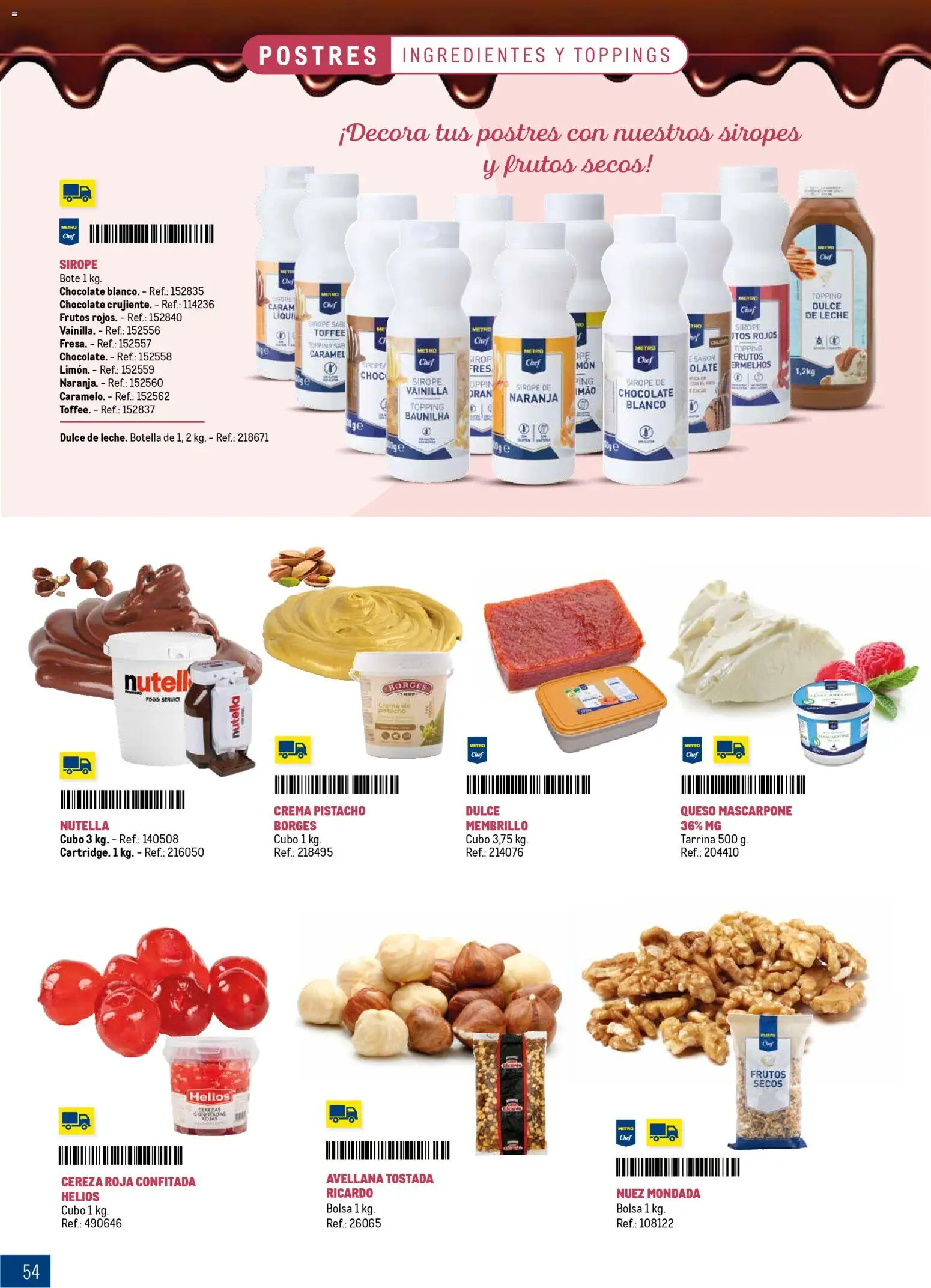 Makro Especial Catering Canarias │ válido desde el 16.03.2026 | Página: 54 | Productos: Κρεμάστρα, Queso, Crema, Bolsa