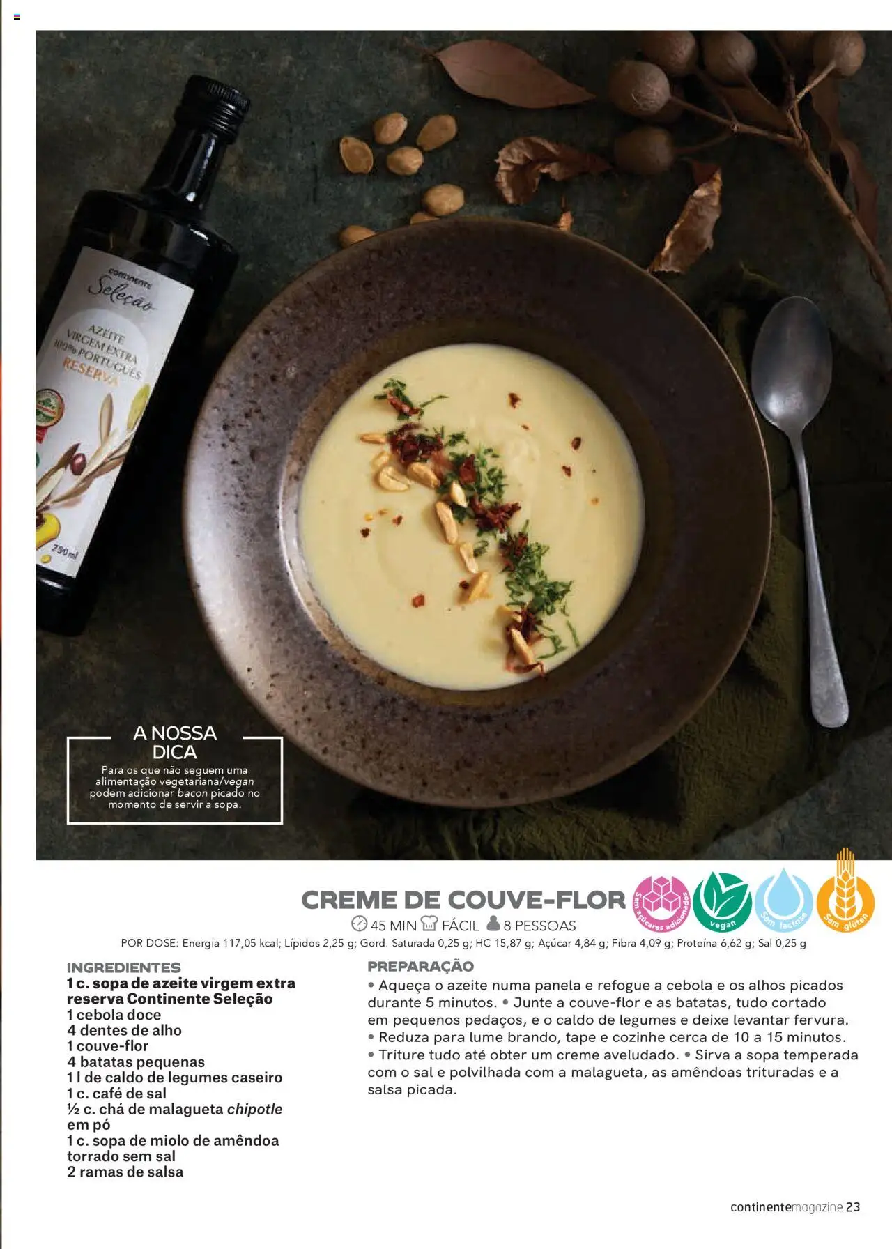 Continente - Magazine │ válido de 01.10.2025 | Página: 10 | Produtos: Amêndoas, Bacon, Pó, Creme