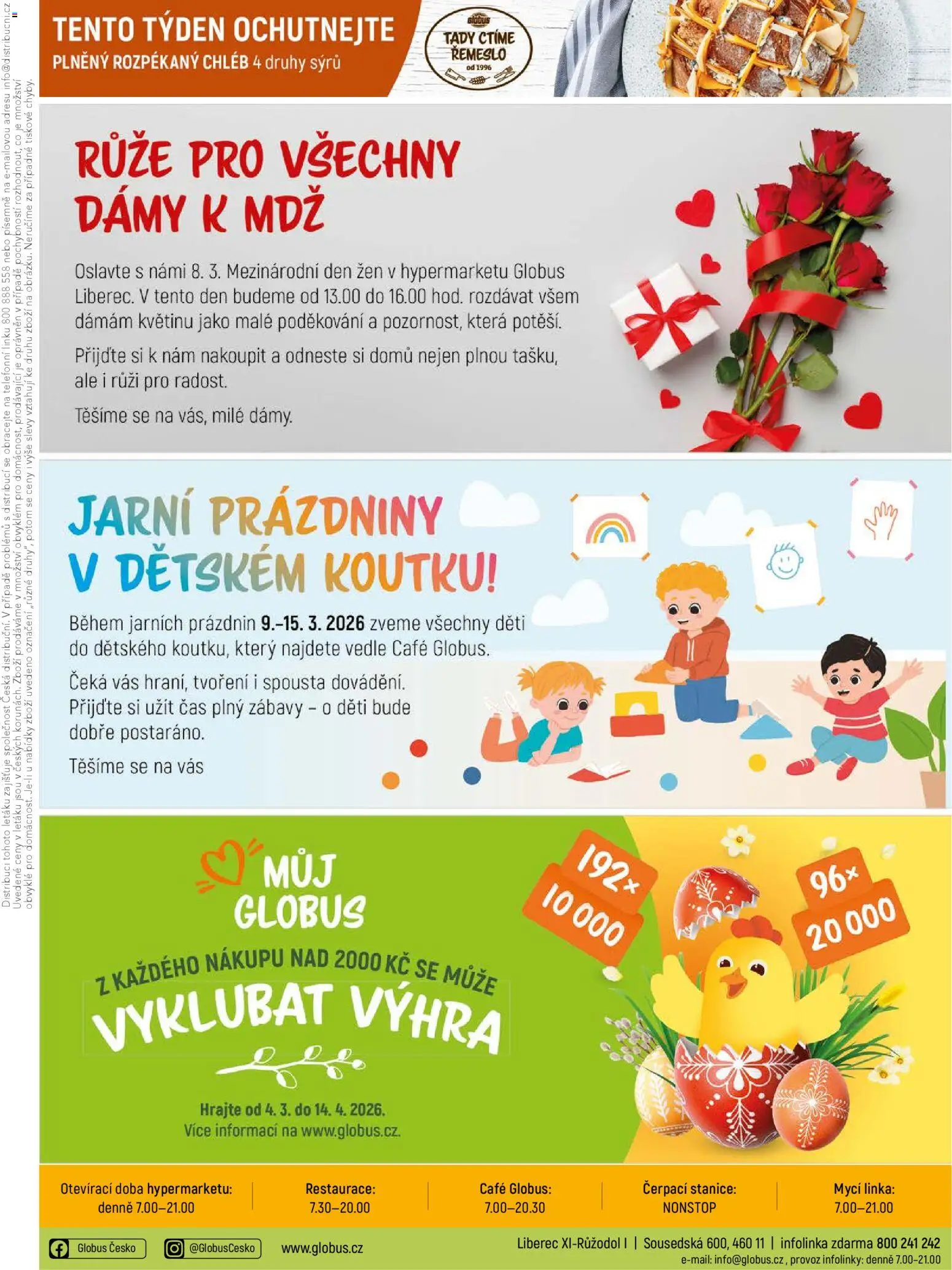 Globus leták - Liberec od 04.03.2026 | Strana: 29 | Produkty: Globus, Chléb