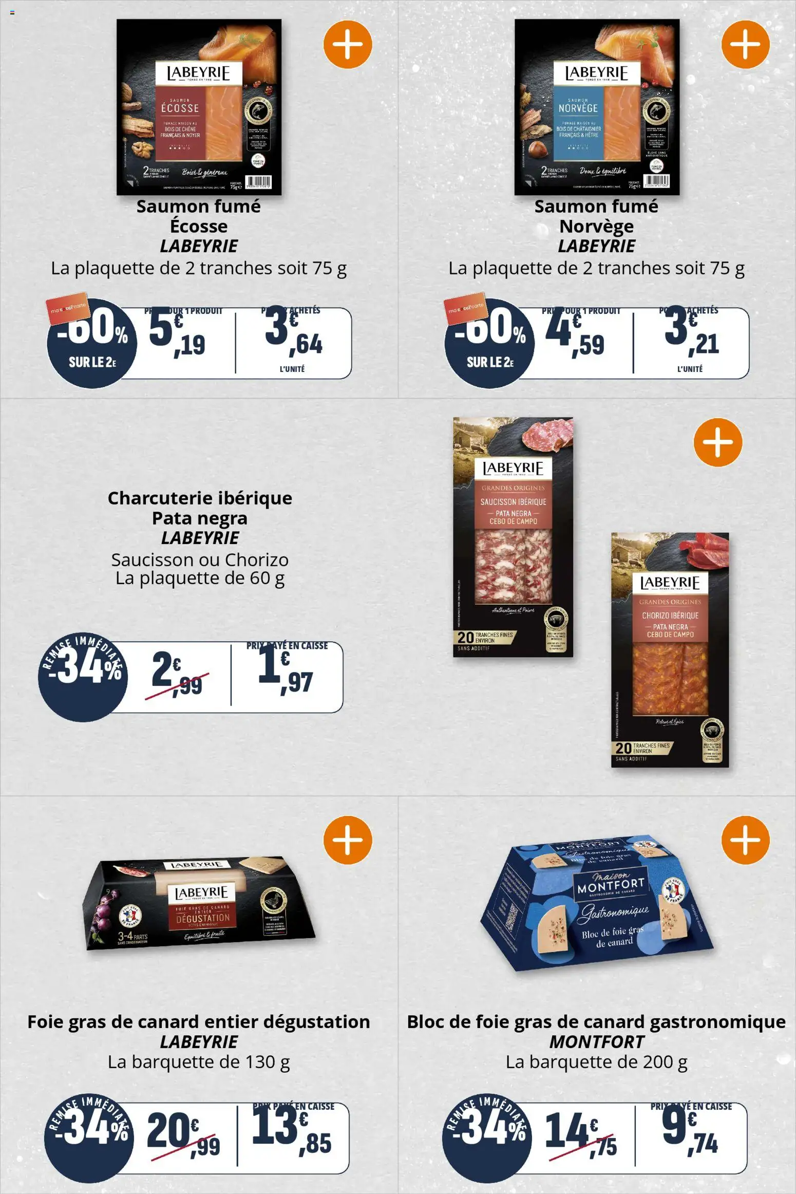 {H1} | Page: 6 | Produits: Chorizo, Saucisson, Saumon fumé, Saumon