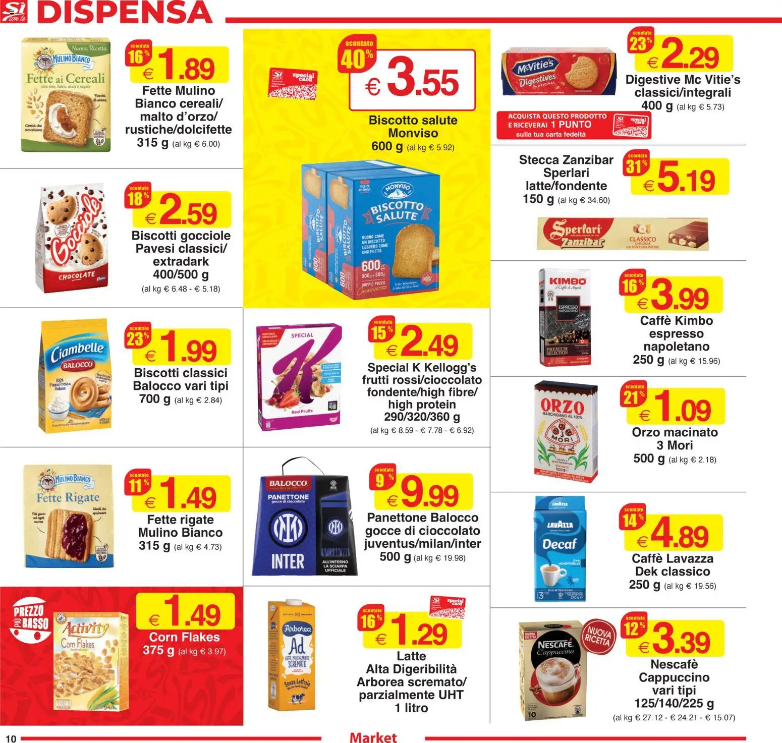 Volantino Sì con Te del 06.11.2025 | Pagina: 10 | Prodotti: Caffè, Latte, Sciarpa, Lavazza