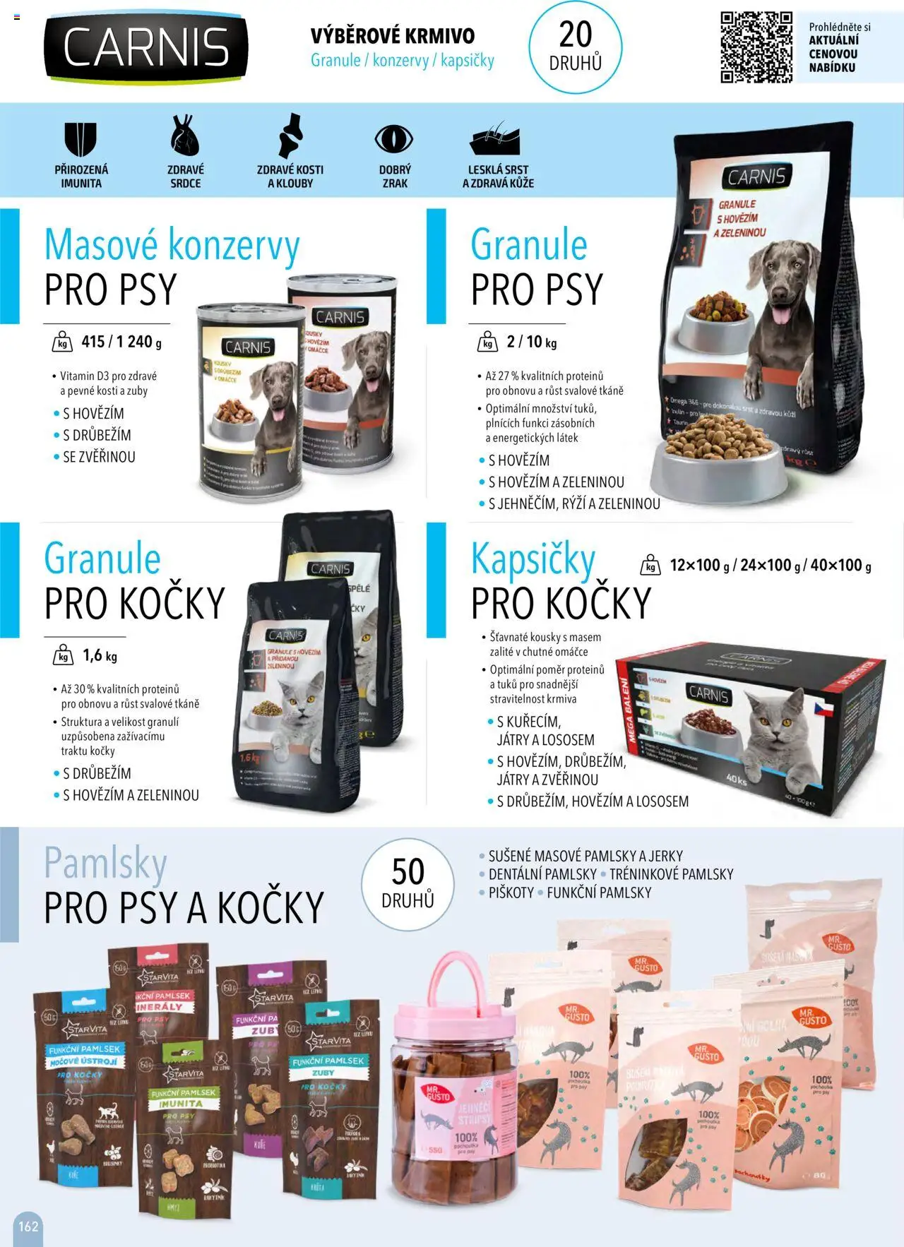 Mountfield katalog 2025 od 16.04.2025 | Strana: 162 | Produkty: Piškoty, Kapsičky pro kočky, Omega, Granule pro kočky