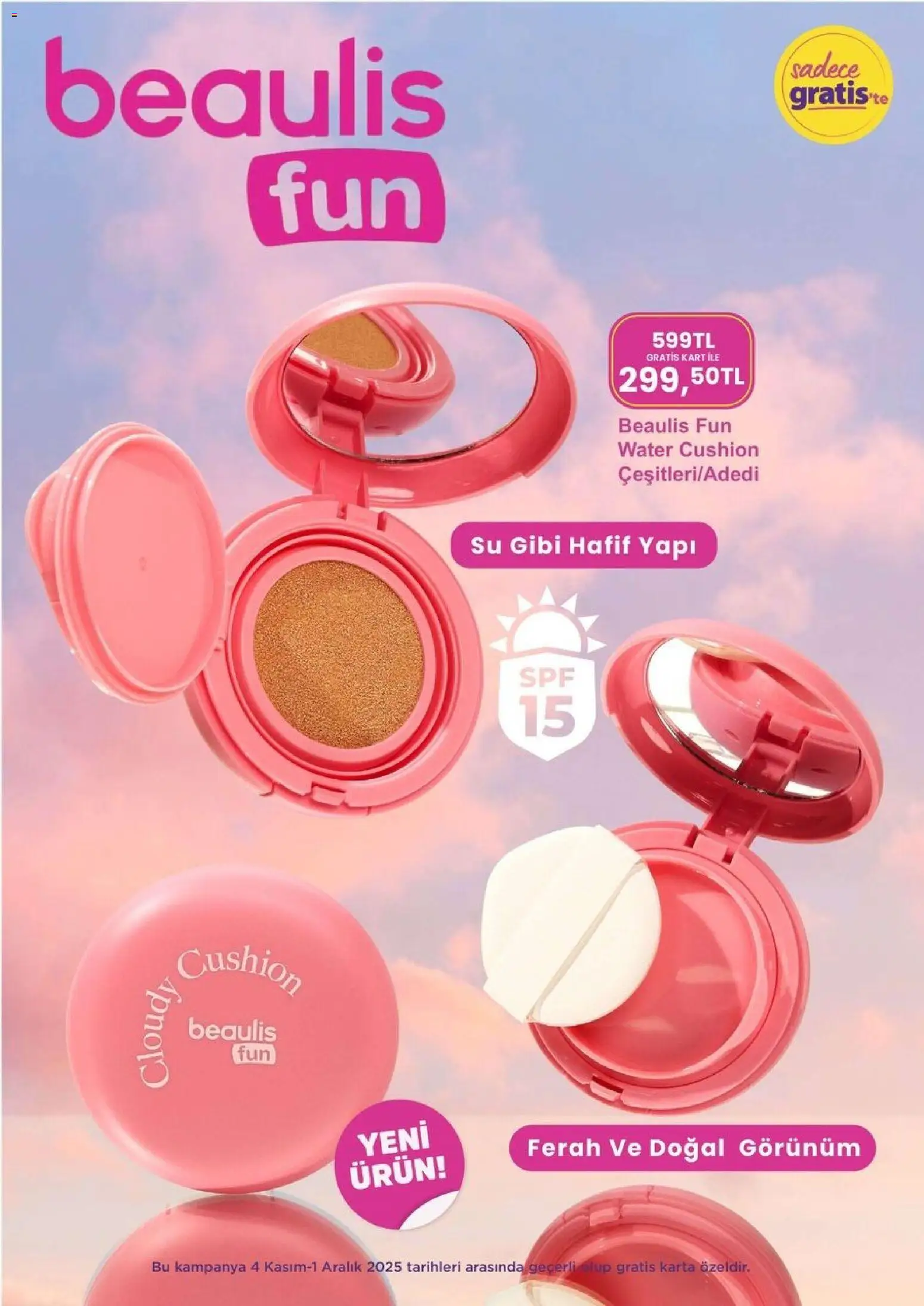 Gratis aktüel ürünler kataloğu yayımlandı! Bu hafta 01 - 30 Kasım 2025 günü Gratis indirimli ürünleri