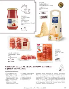 Anteprima del volantino Spazio Conad Gourmet Natale catalogo valido a partire dal 01.12.2025 | Pagina: 15 | Prodotti: Acqua, Pepe, Olio, Sugo