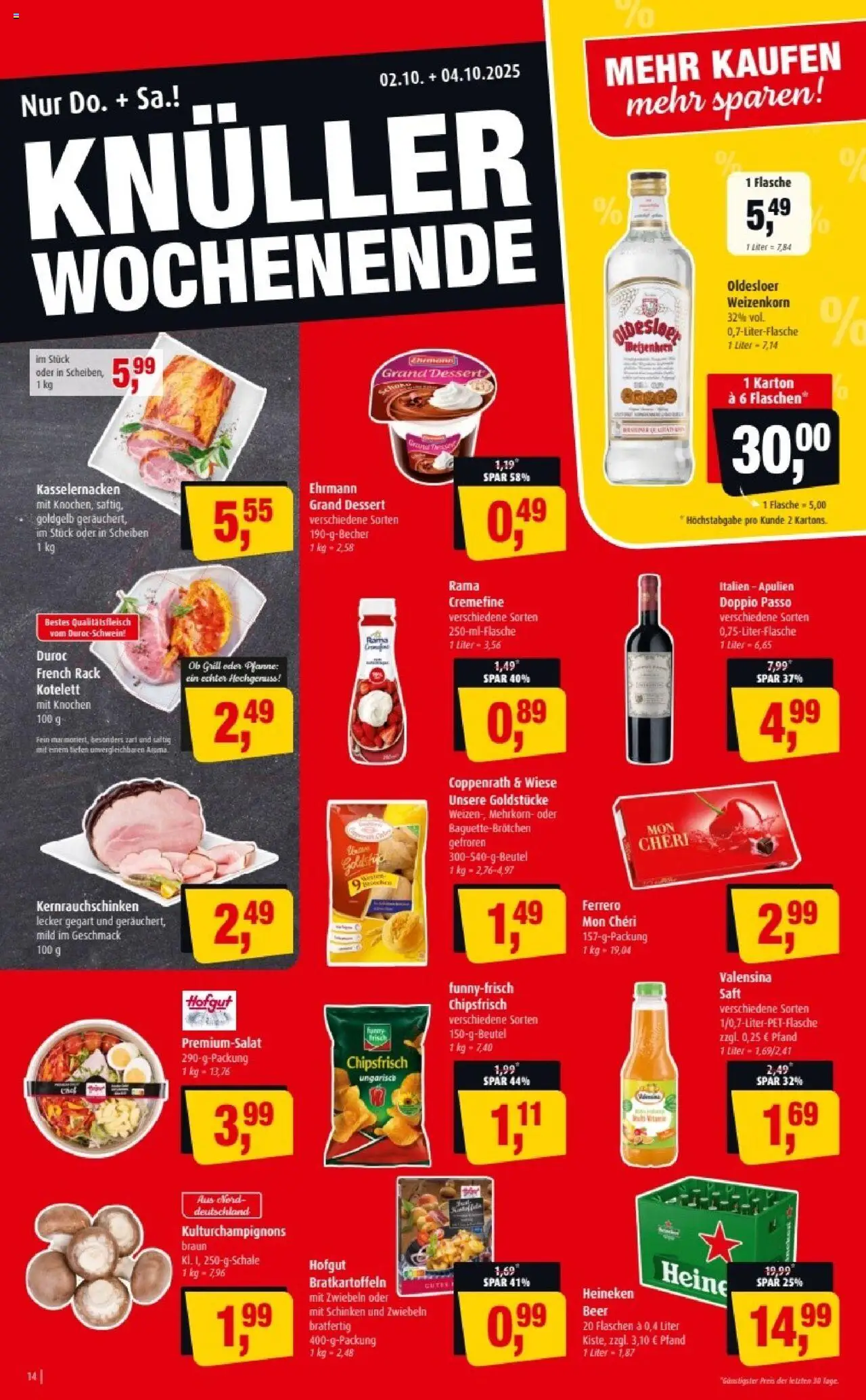 Markant Prospekt 	 – gültig ab 29.09.2025 | Seite: 14 | Produkte: Grill, Valensina, Doppio Passo, Mon cheri