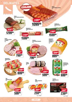 DIS katalog - pregled DIS kataloga - važi od 09.10.2025 | Strana: 2 | Proizvode: Kulen, Mortadela, Dimljena pileća prsa, Pečenica