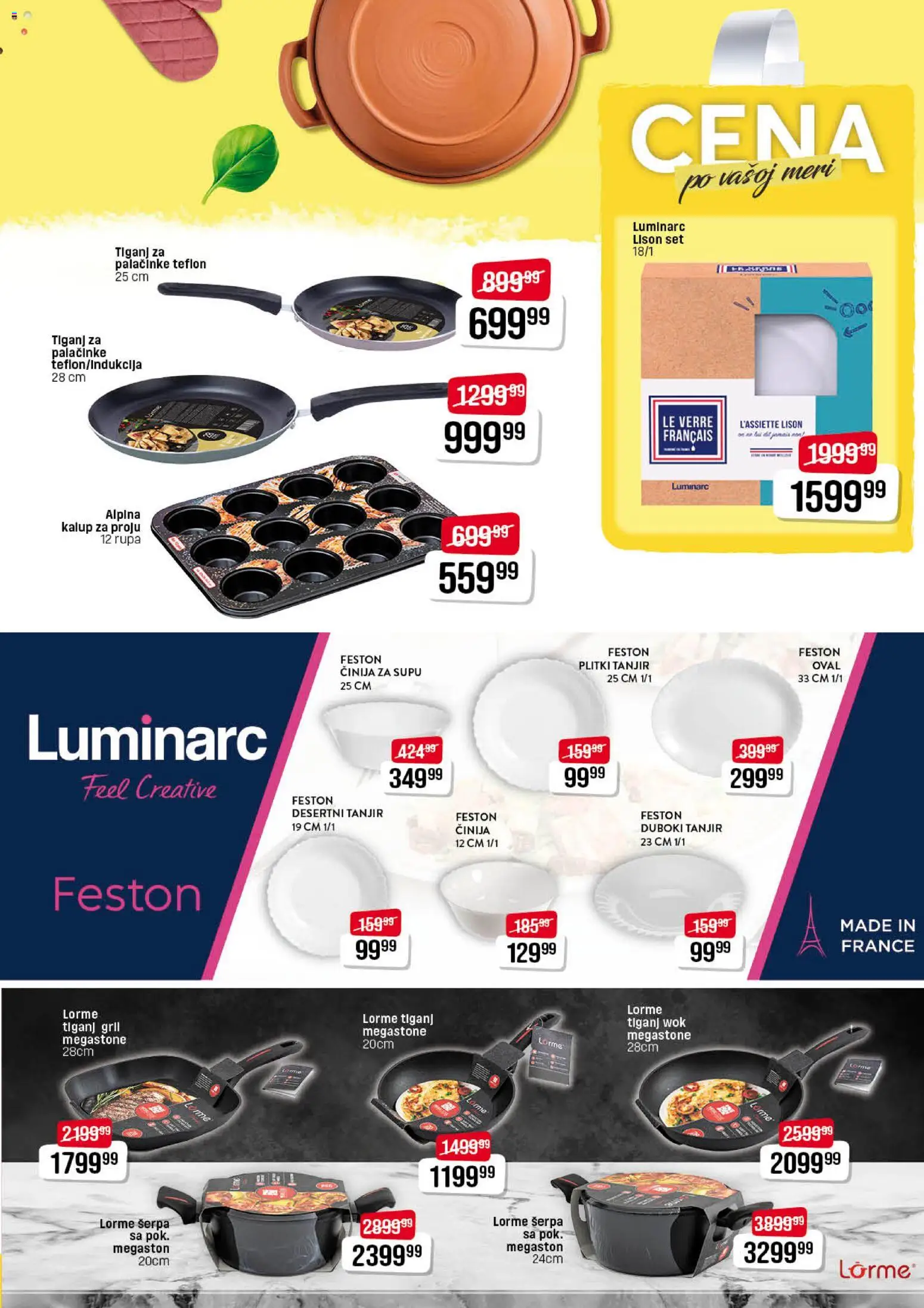 Super DIS katalog - važi od 29.01.2026 | Strana: 21 | Proizvode: Tanjir, Wok, Palačinke