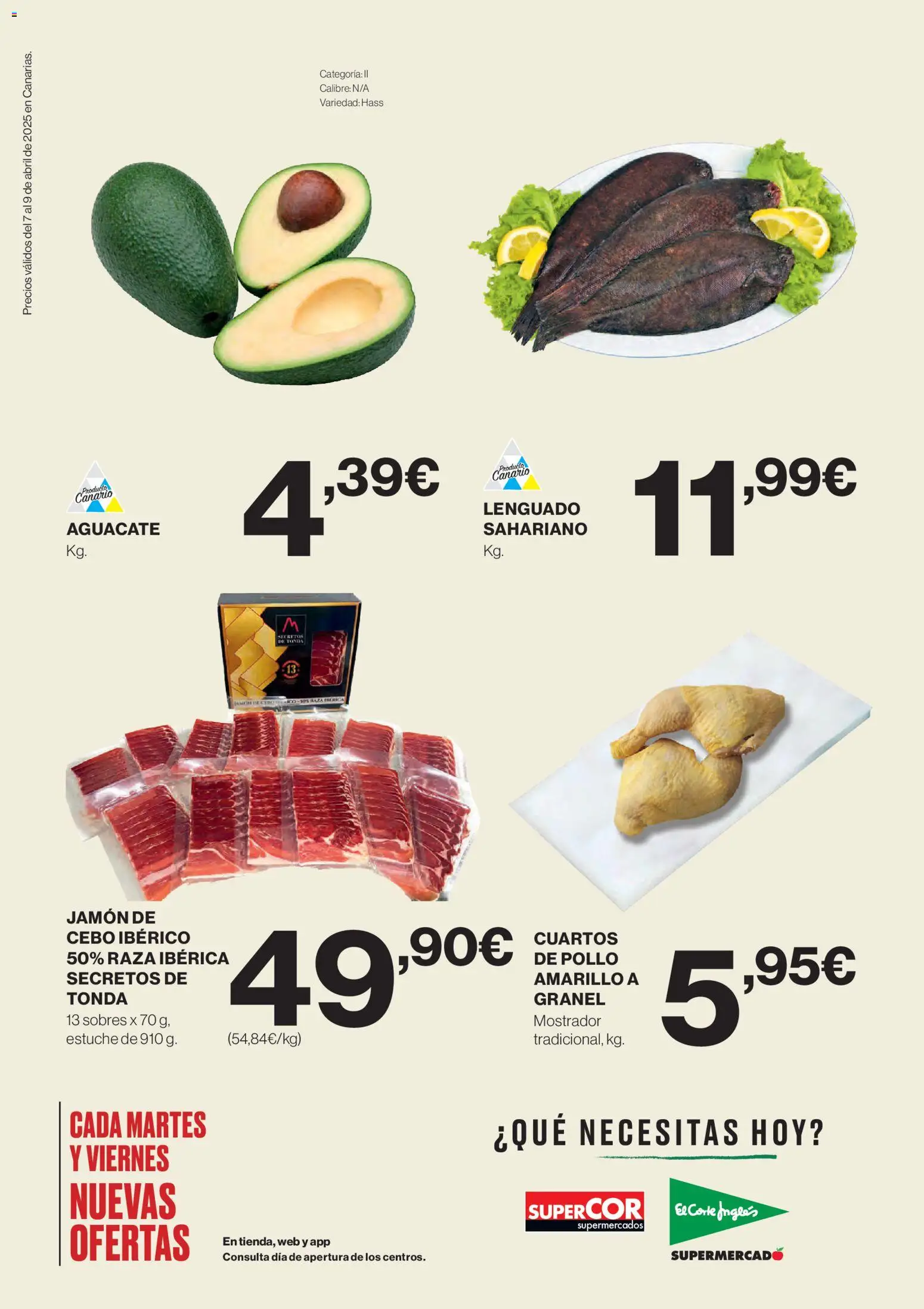 Supercor Canarias │ válido desde el 07.04.2026 | Página: 2 | Productos: Jamón