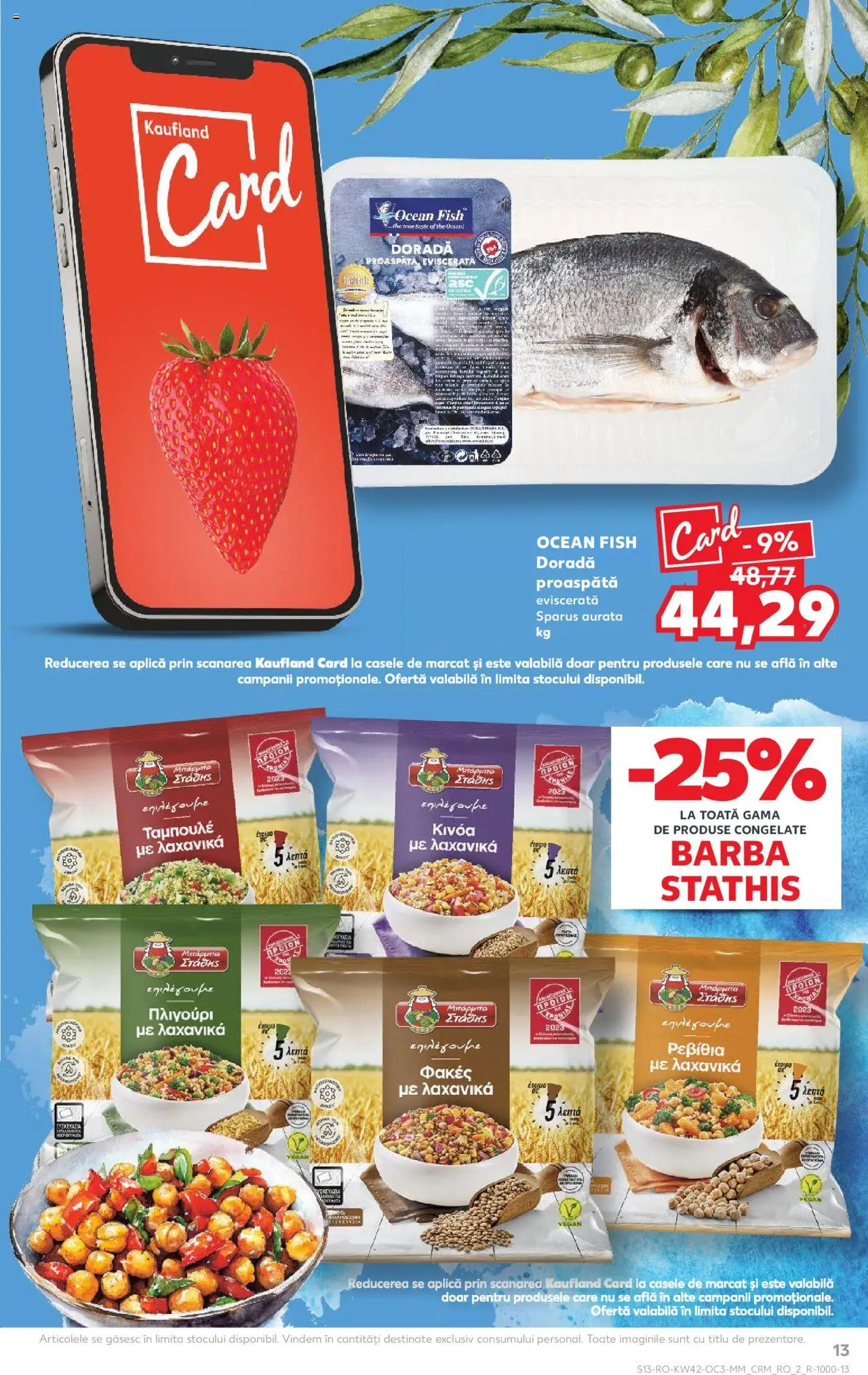 Kaufland RO akciós ujság - amely érvényes a következő dátumtól: 15.10.2025 | Oldal: 13 | Termékek: Vegán