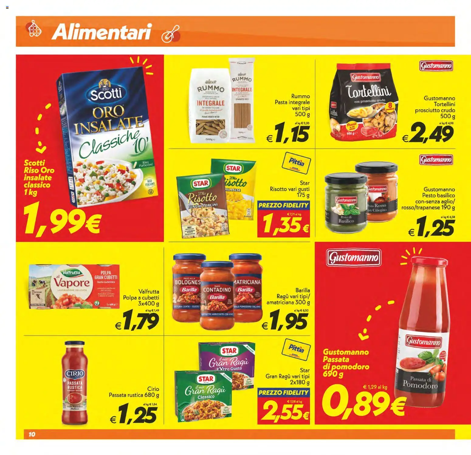 Volantino SuperConveniente del 17.04.2026 | Pagina: 10 | Prodotti: Pomodoro, Funghi, Pesto, Ragú