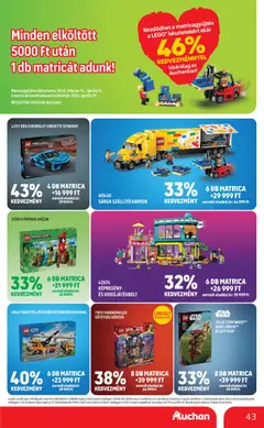 Auchan Akciós újság - amely érvényes a következő dátumtól: 19.02.2026 | Oldal: 43