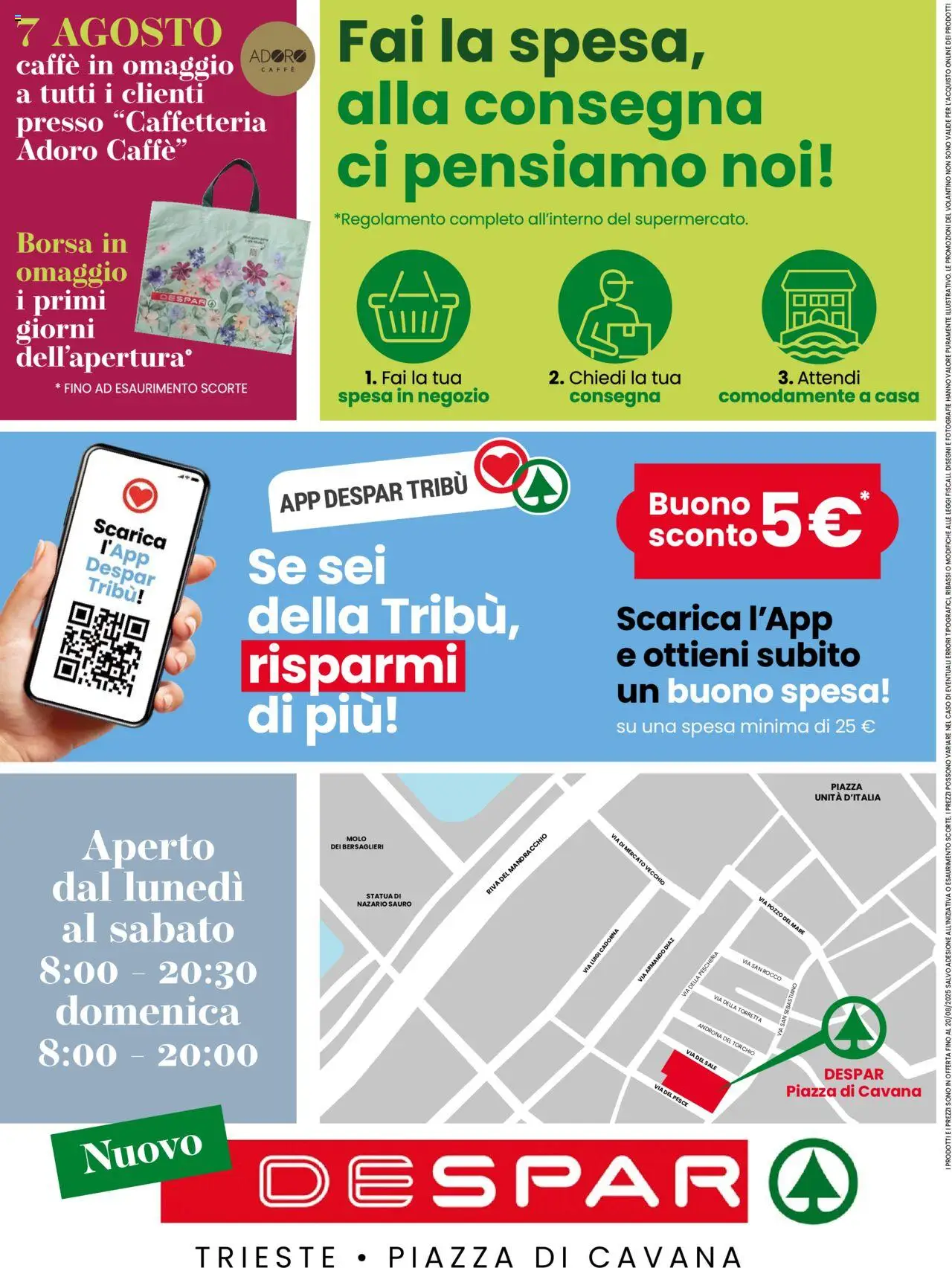 Volantino Despar del 07.08.2025 | Pagina: 16 | Prodotti: Caffè, Pesce, Sale, Borsa