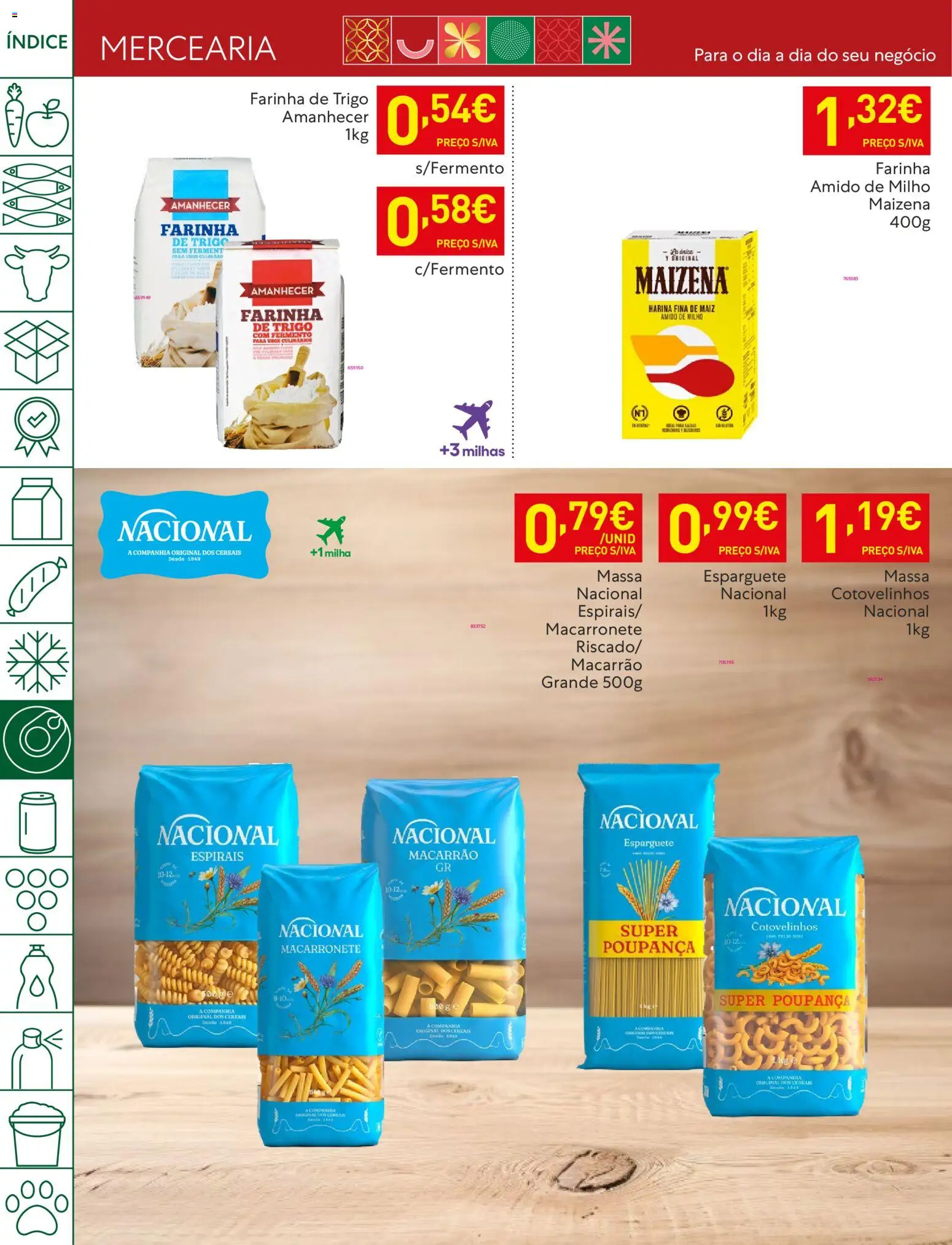 Recheio folheto │ válido de 25.12.2025 | Página: 20 | Produtos: Esparguete, Farinha de trigo, Massa, Milho