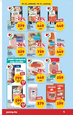 PENNY akciós ujság - amely érvényes a következő dátumtól: 18.09.2025 | Oldal: 4