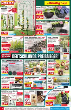 Norma Prospekt 	 ab 07.04.2026 gültig | Seite: 2 | Produkte: Bier, Wandleuchte, Handschuhe, Maus