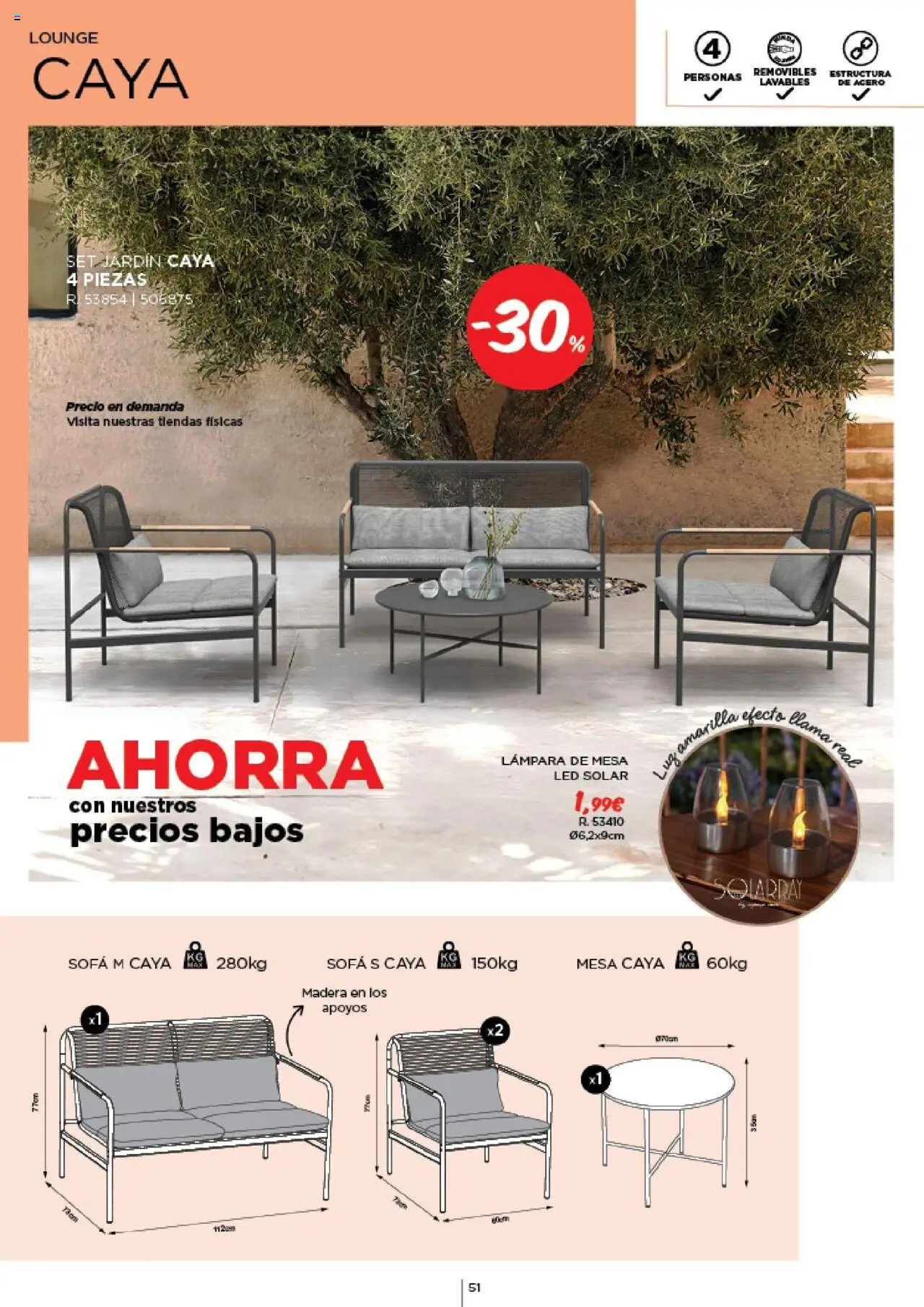 Espaço Casa - Catálogo AireLibre 2025 │ válido de 12.05.2025 | Página: 51 | Produtos: Sofá, Mesa