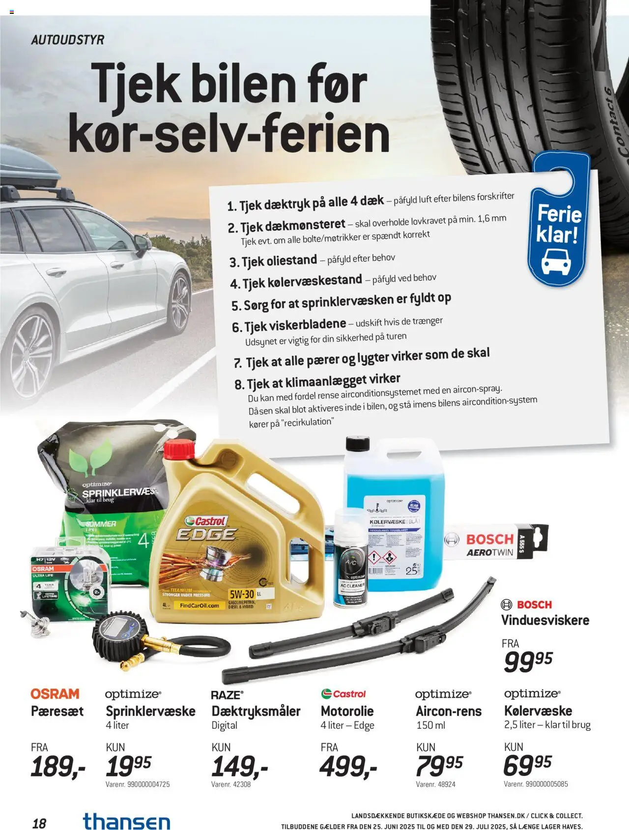 Thansen Tilbudsavis gyldig fra 25.06.2025 | Side: 18 | Produkter: Pærer, Søm