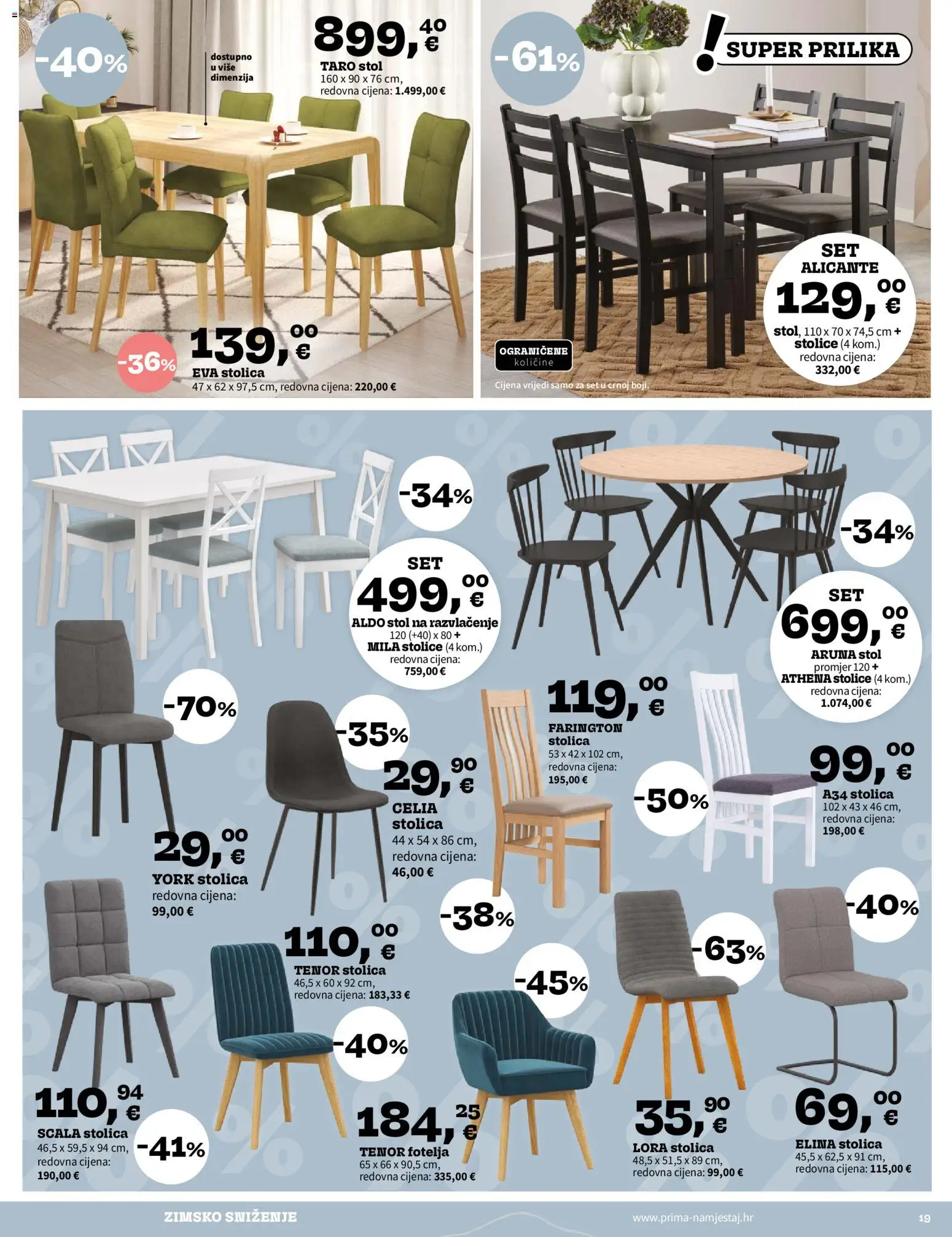 Prima katalog | vrijedi od 29.12.2025 | Stranica: 19 | Proizvodi: Fotelja, Stol, Stolica