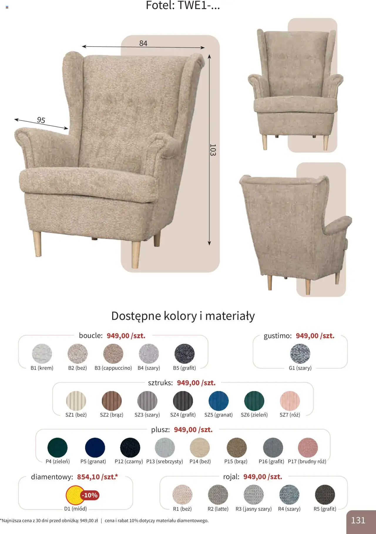 Bodzio Katalog od 01.10.2025 | Strona: 131 | Produkty: Miód, Fotel, Róż, Krem