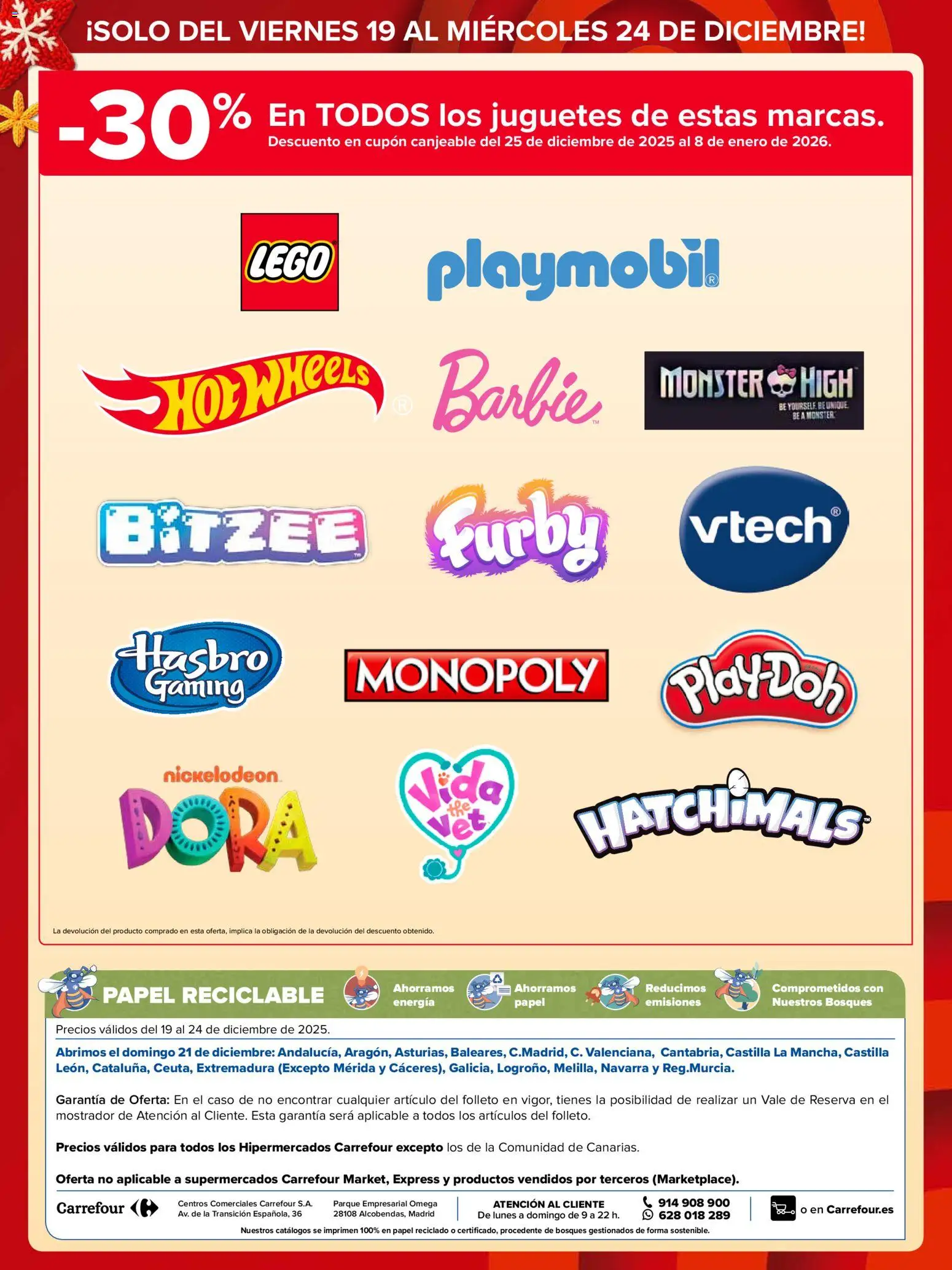 Carrefour folleto │ válido desde el 19.12.2025 | Página: 8 | Productos: Juguetes