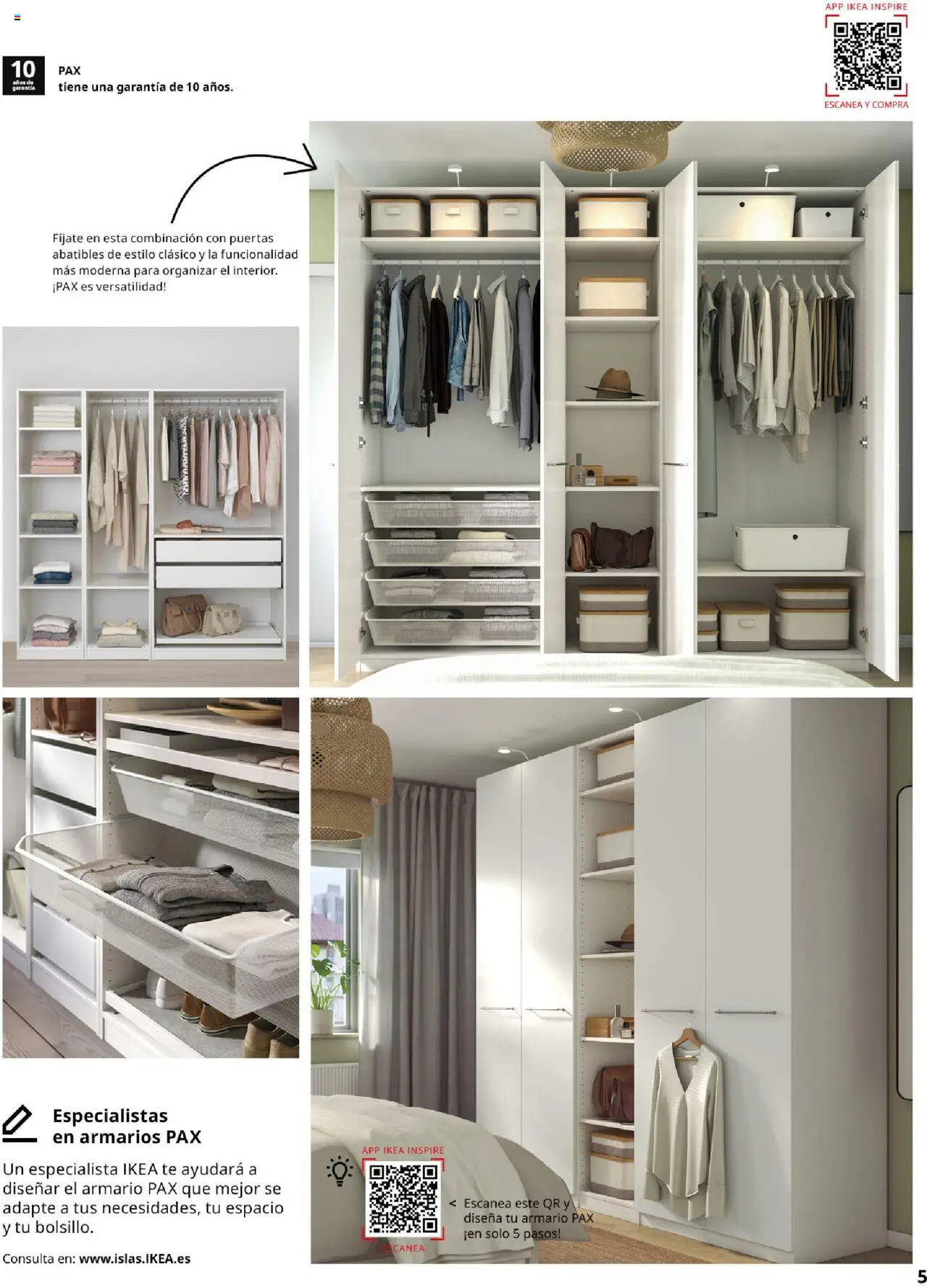 Catálogo IKEA Pax y Komplement │ válido desde el 04.02.2025 | Página: 5 | Productos: Té, Armario