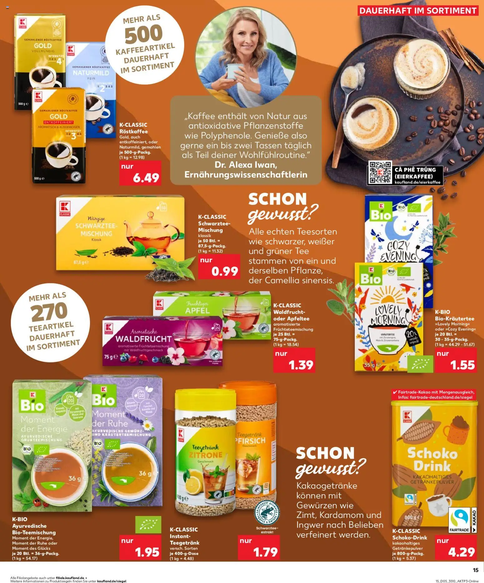 Kaufland prospekt Zeitz	 – gültig ab 01.02.2026 | Seite: 15 | Produkte: Äpfel, Zitrone, Pfirsich, Tee