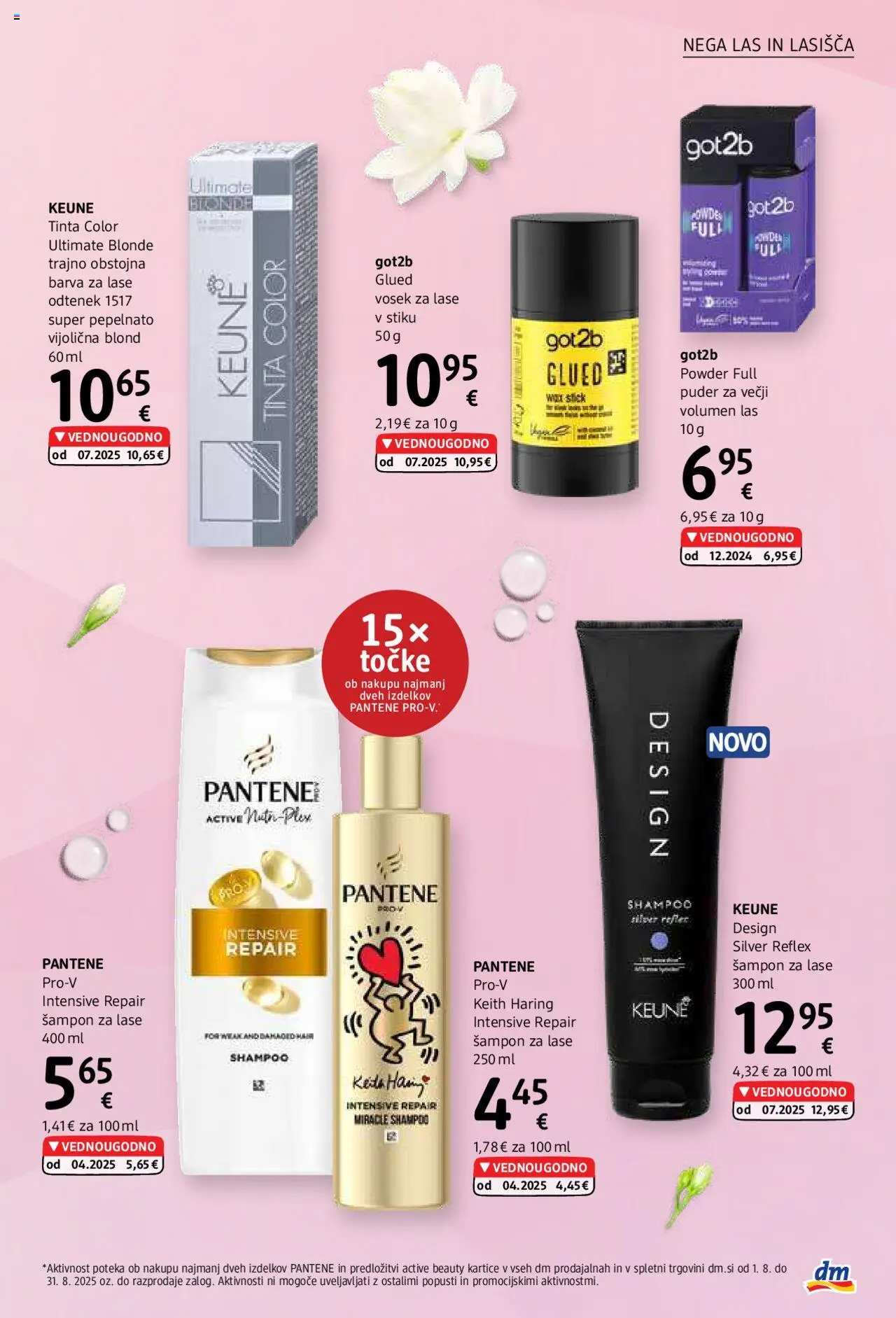 DM Drogerie Markt katalog │ velja od 01.08.2025 | Stran: 5 | Izdelki: Puder, Sampon, Barva za lase, Barva