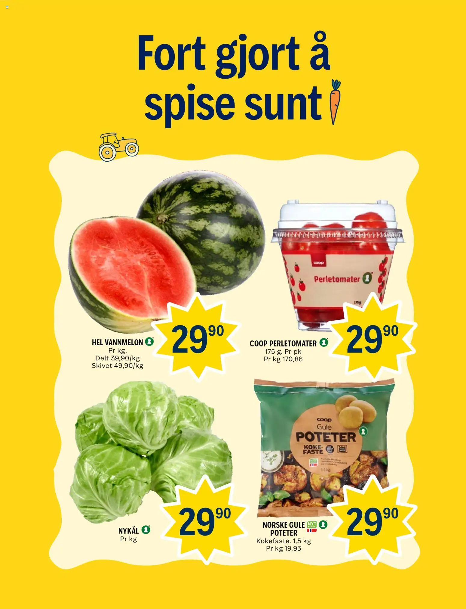 {H1} | Side: 7 | Produkter: Poteter, Суміш дитяча, Vannmelon