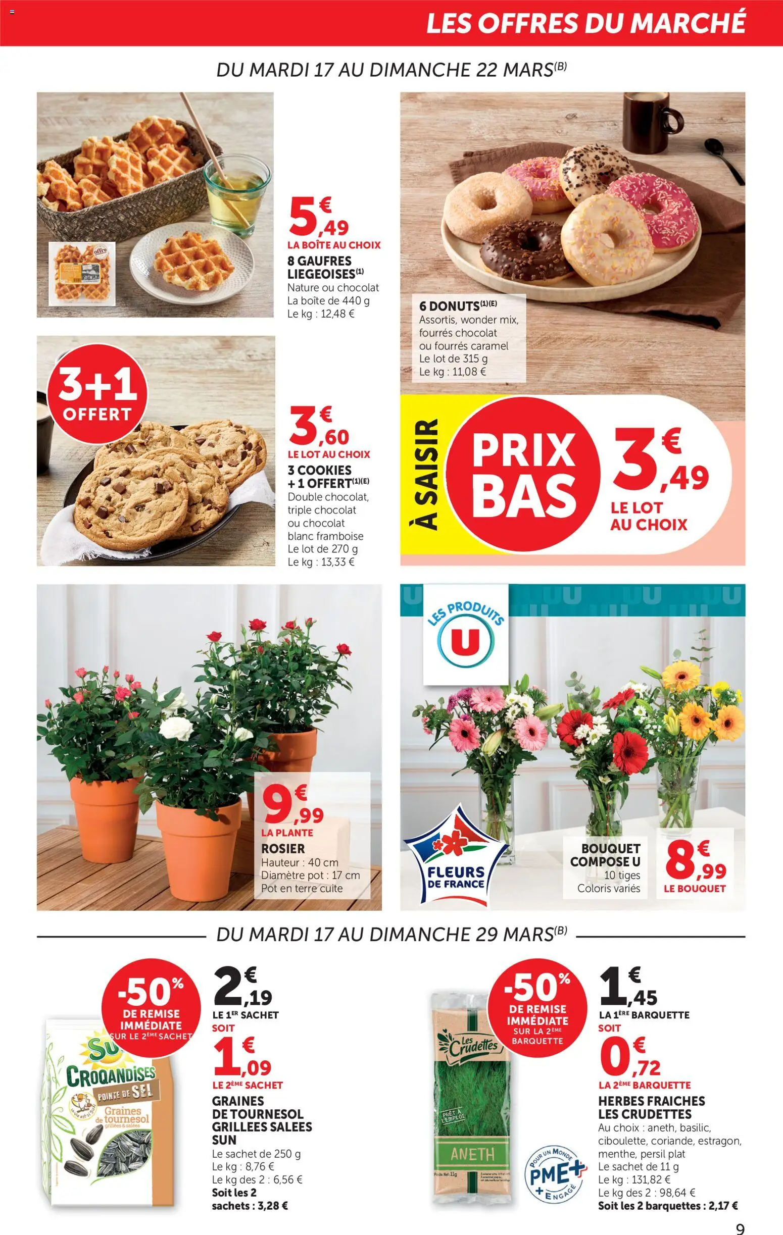 {H1} | Page: 9 | Produits: Poids, Persil, Cookies, Chocolat