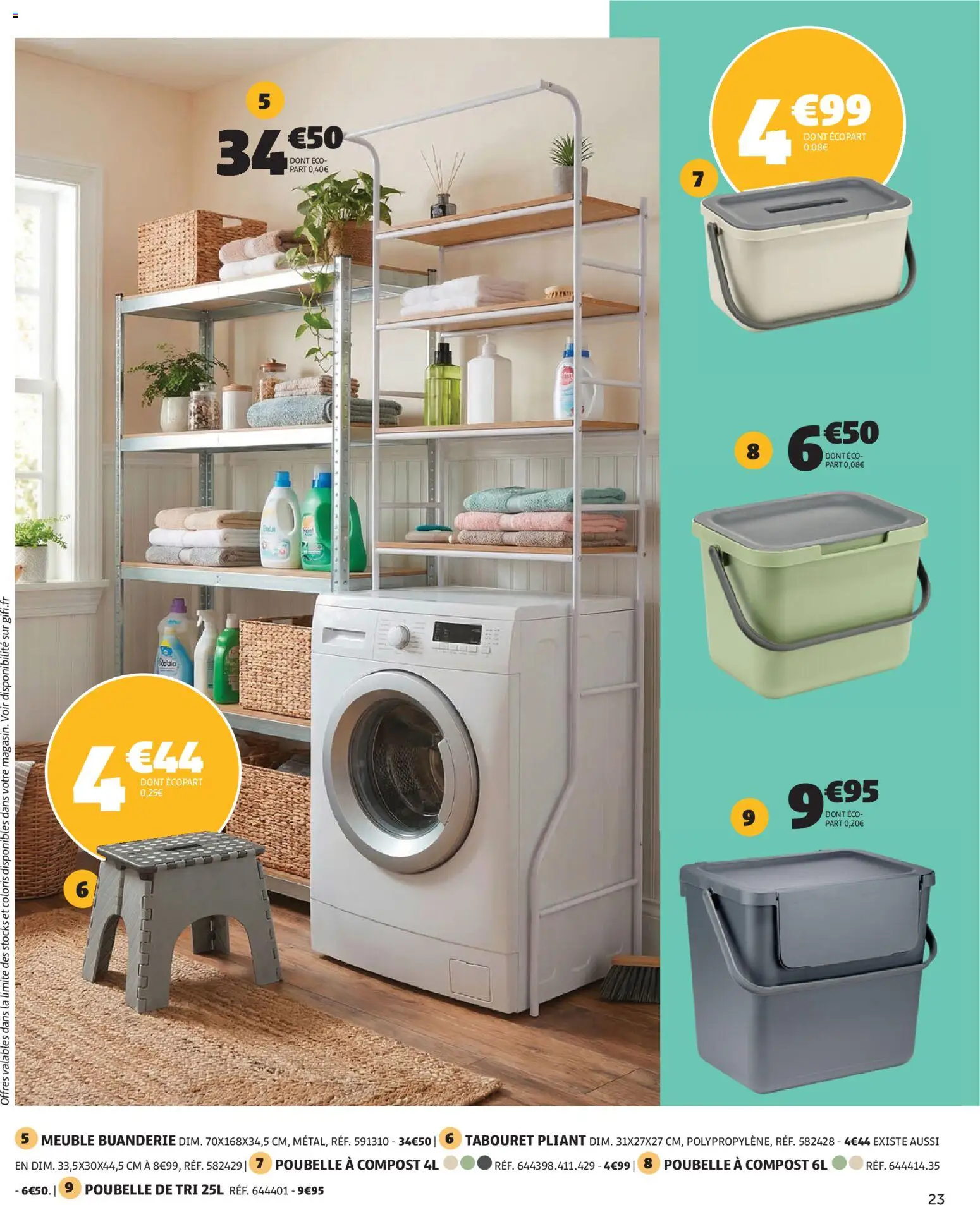 {H1} | Page: 23 | Produits: Meuble, Poubelle