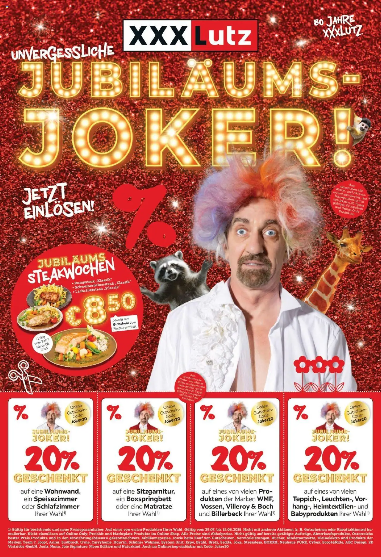 XXXLutz  Jubiläums - Joker gültig ab 29.07.2025 | Seite: 1 | Produkte: Matratze