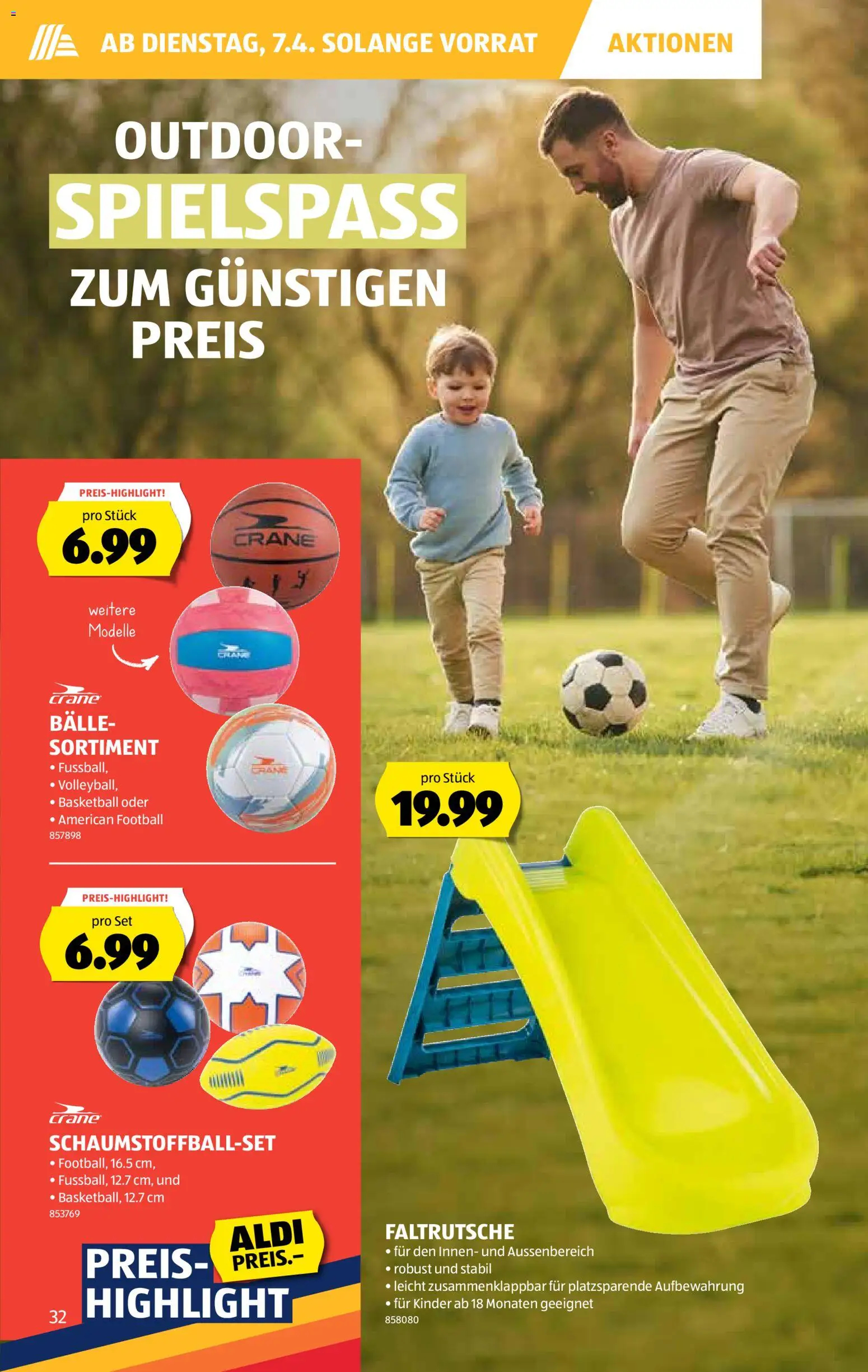 Aldi aktionen – gültig ab 02.04.2026 | Seite: 33 | Produkte: Basketball