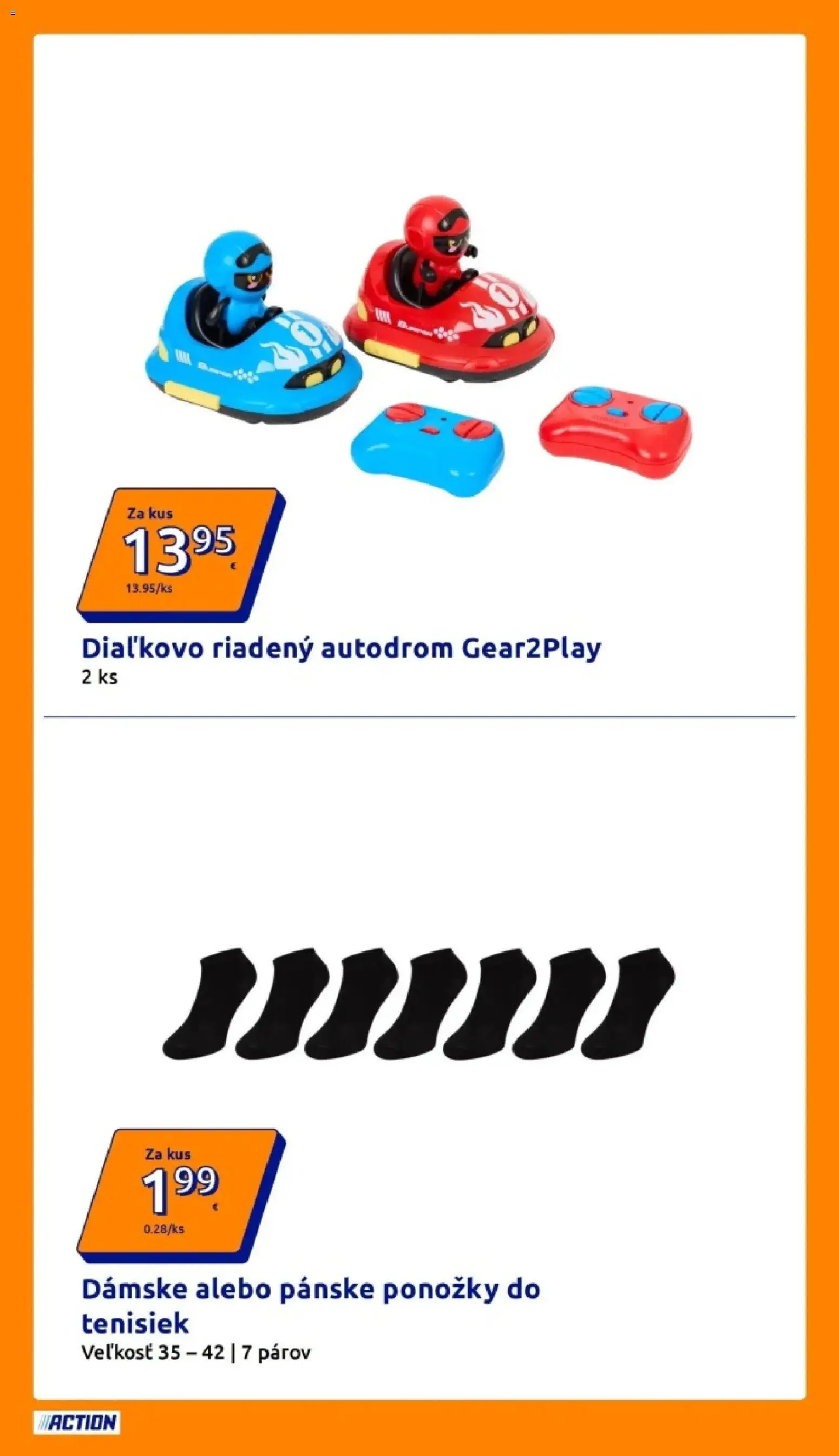 Nové Action akcie – leták je platný od 18.03.2026 | Strana: 9 | Produkty: Ponožky