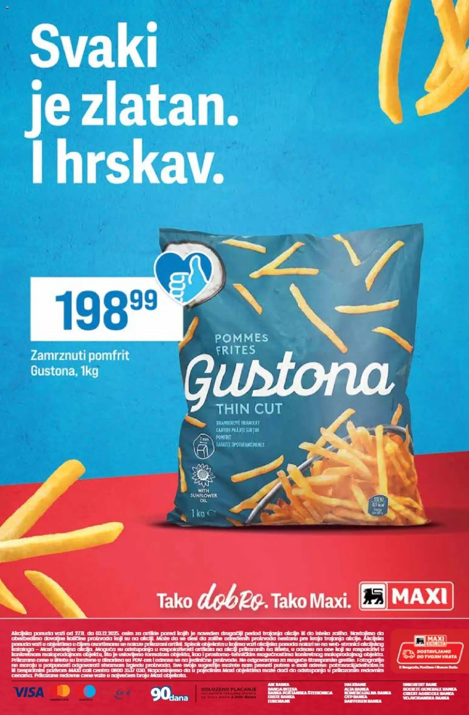 Maxi katalog - važi od 27.11.2025 | Strana: 24 | Proizvode: Sto, Vrata, Pomfrit