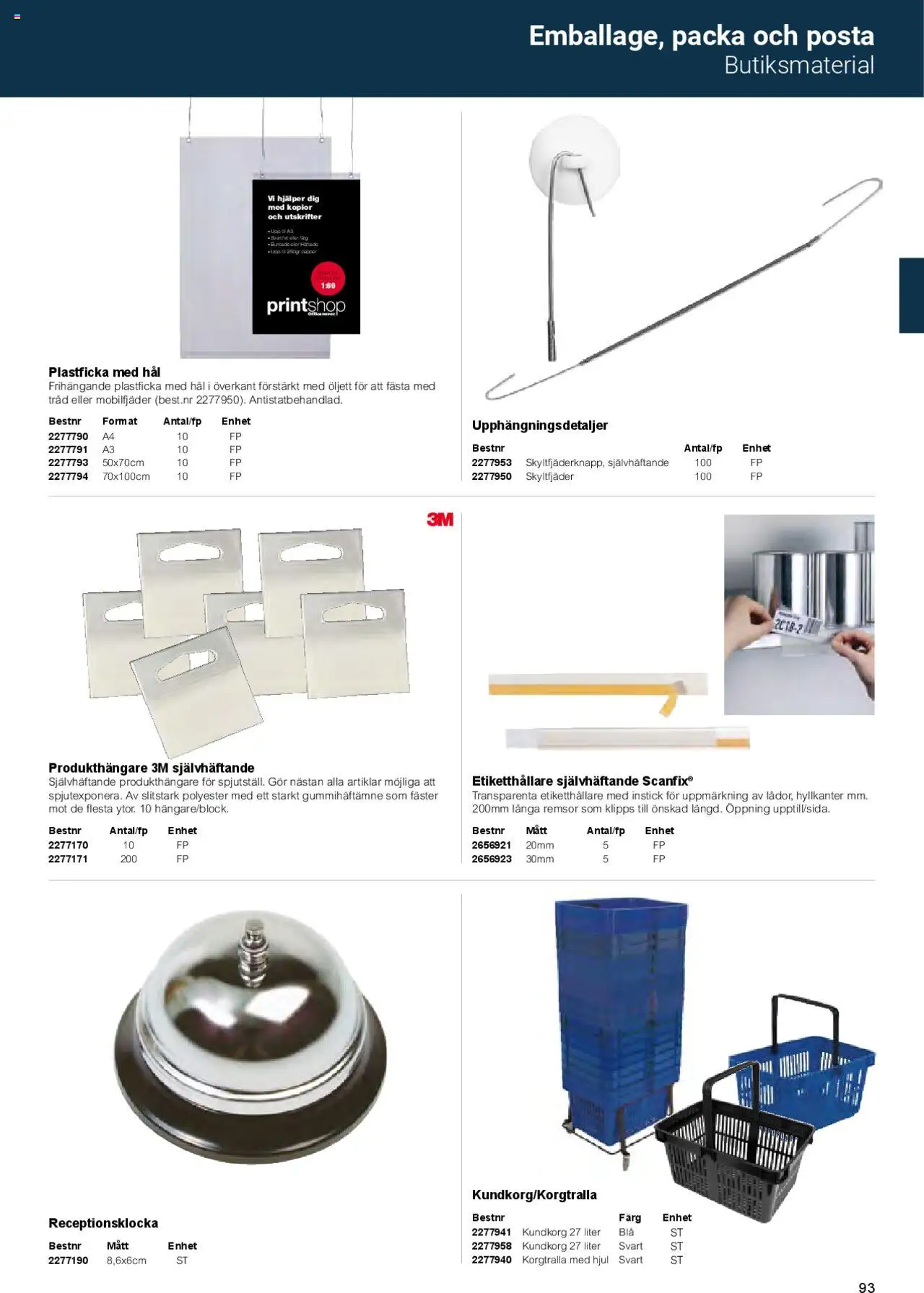 Office Depot reklamblad aktuell från 01.02.2025 | Sida: 95 | Produkter: Papper, Plastficka