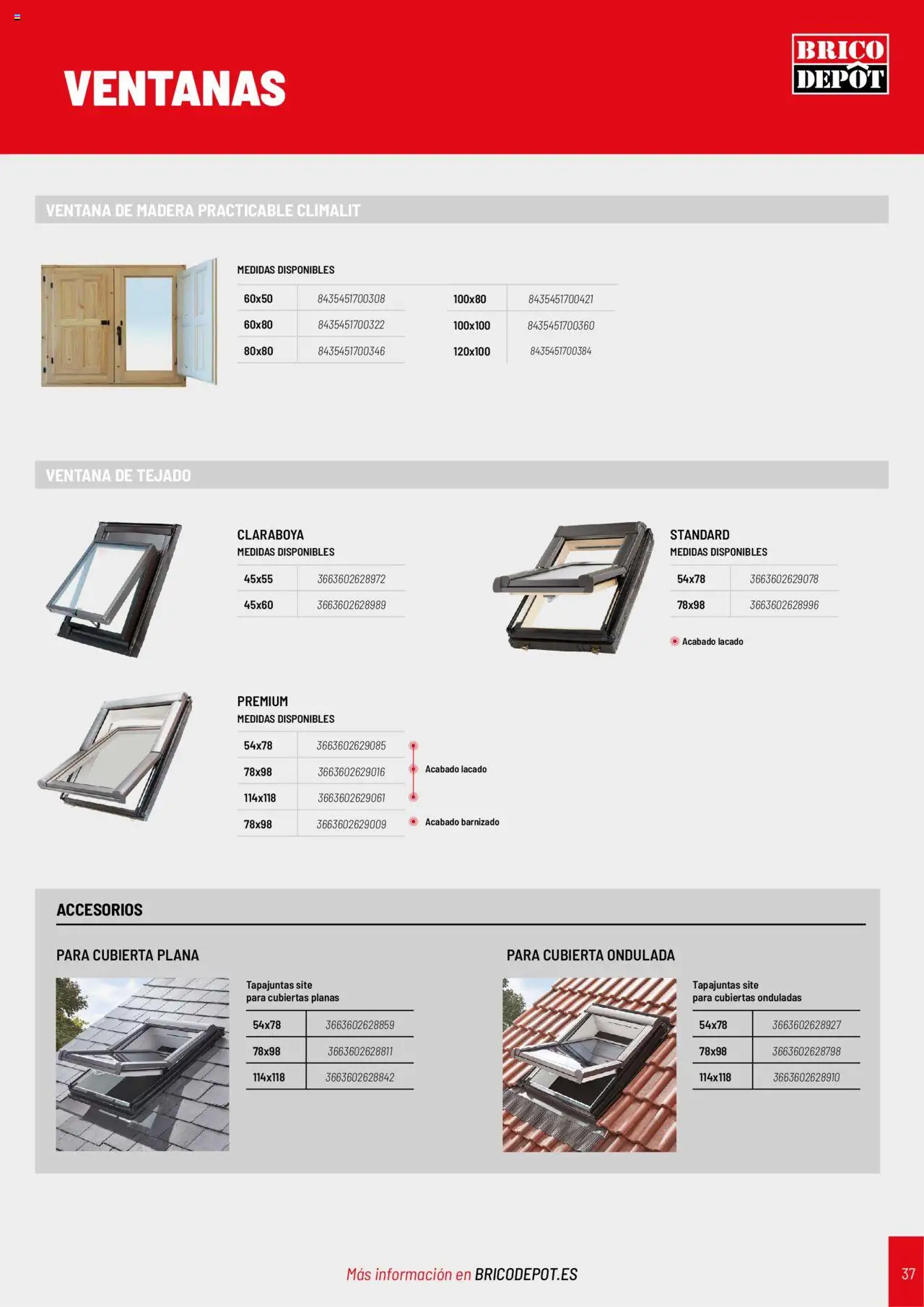Brico Depôt Puertas y ventanas │ válido desde el 23.07.2025 | Página: 37