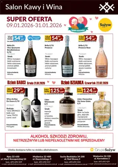 Pogląd oferty "Sużyw Gazetka - Salon kawy i wina" - ważna od 09.01.2026