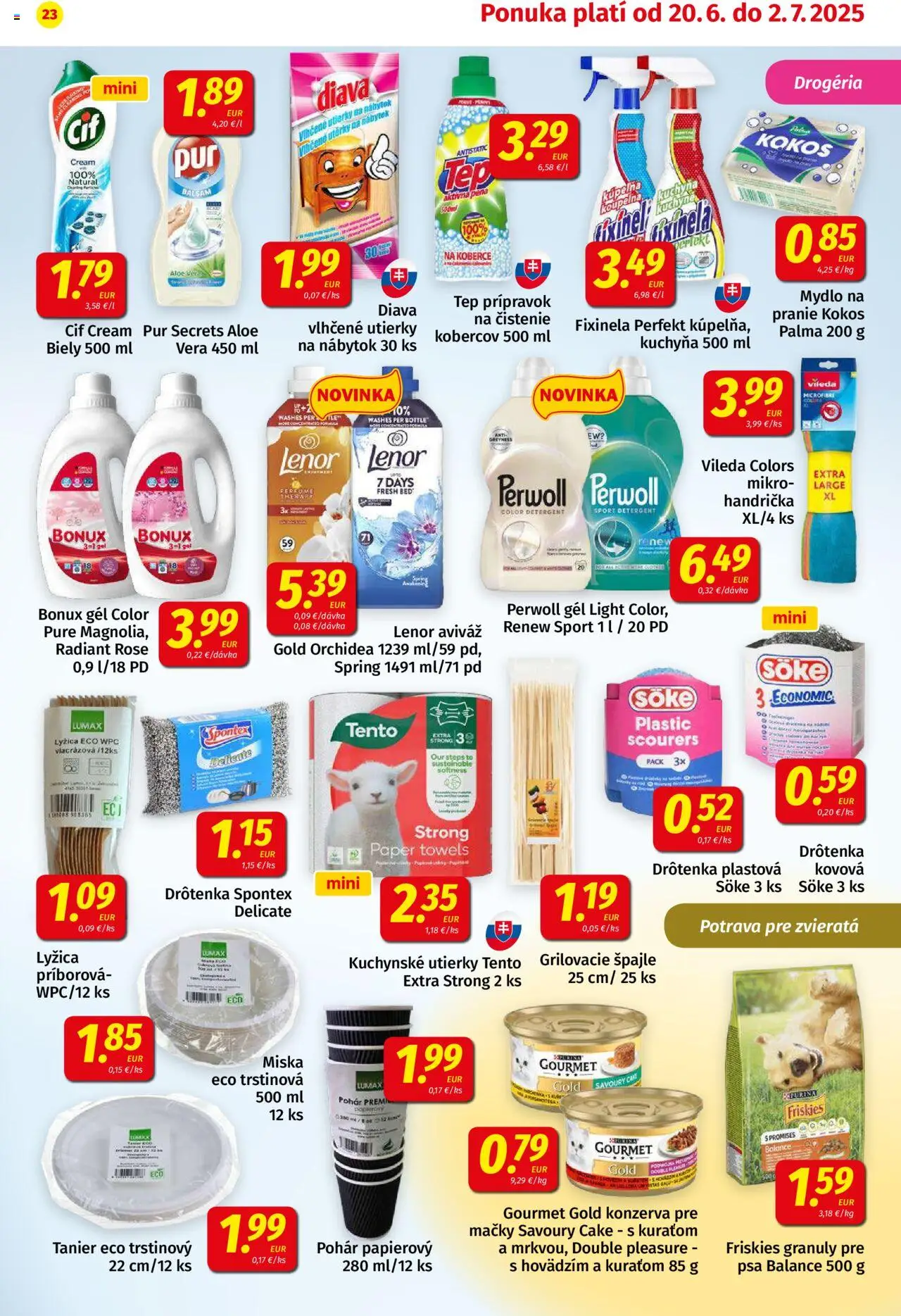 Koruna leták │ platný od 20.06.2025 | Strana: 23 | Produkty: Nábytok, Kuchyňa, Kúpelňa