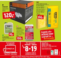 Forhåndsvisning av Jem & Fix kundeavis gyldig fra 04.04.2026 | Side: 20 | Produkter: Peis, Plate, Uscător rufe