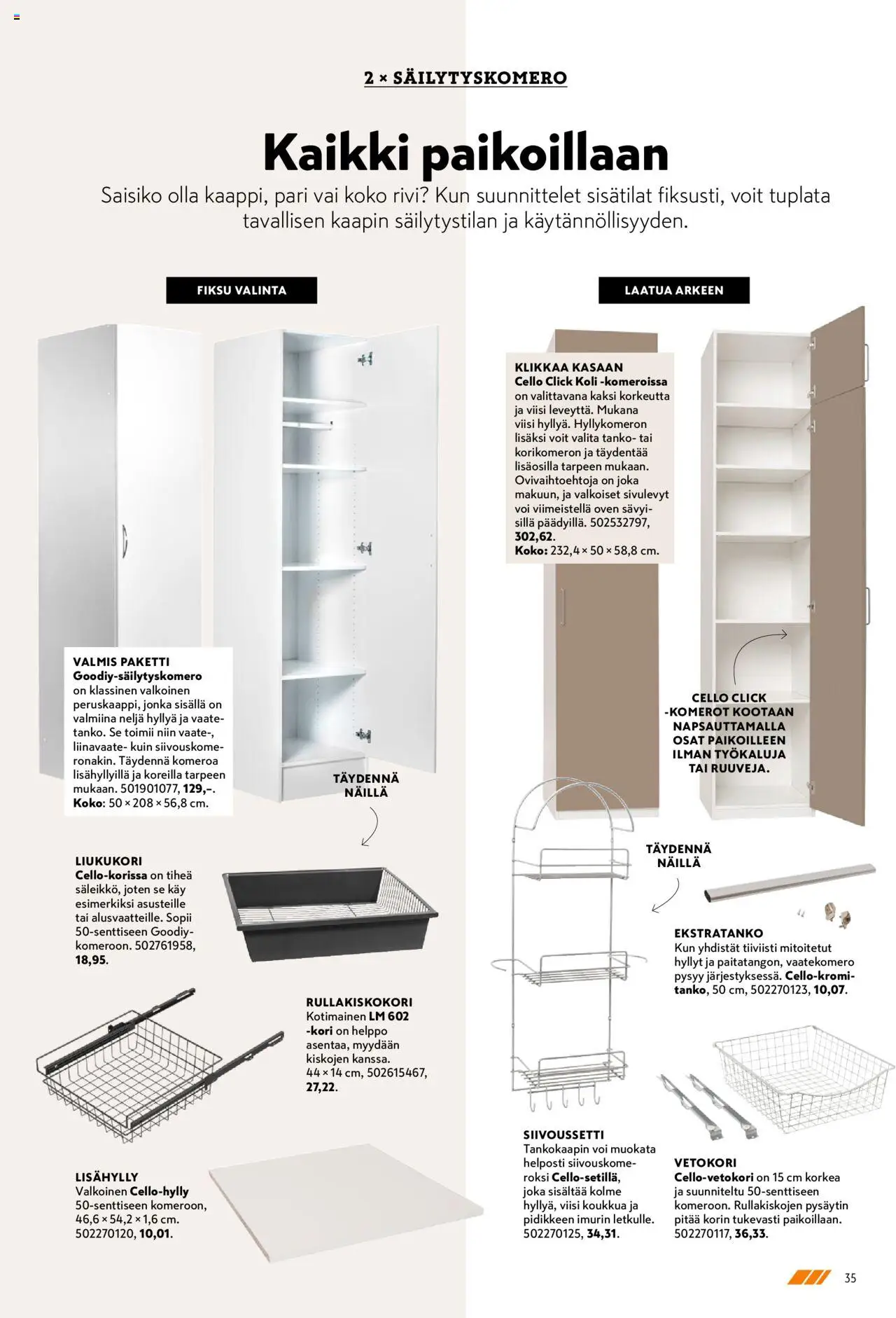 K-Rauta tarjoukset - Remppa-lehteä – voimassa 01.09.2025 alkaen | Sivu: 35 | Tuotteet: Kori, Voi