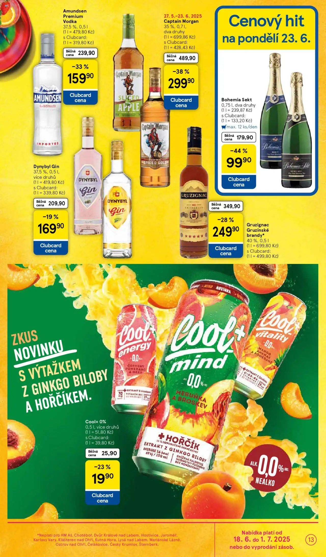 Tesco leták - Hypermarket od 18.06.2025 | Strana: 13 | Produkty: Bohemia sekt, Vodka, Apple, Sekt