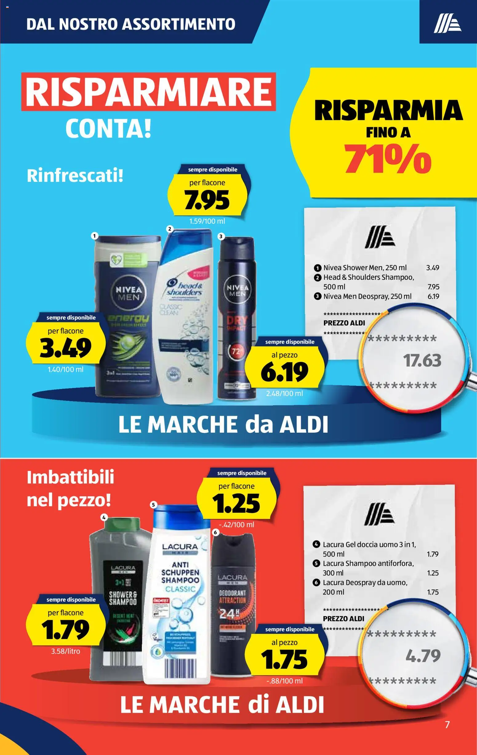 Aldi Aktionen IT – gültig ab 22.01.2026 | Seite: 8 | Produkte: Shampoo, Deodorant, Deospray