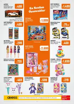 19.11.2025 tarihinden itibaren geçerli olan Özdilek kataloğu önizlemesi | Sayfa: 9 | Ürünler: Döner, Kutu, Toplar, Oyun