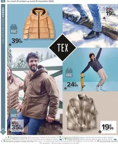 Carrefour - Prévisualisation de Carrefour catalogue les basiques, c'est nous valide à partir de 21.10.2025 | Page: 12 | Produits: Coton, Pantalon, Doudoune