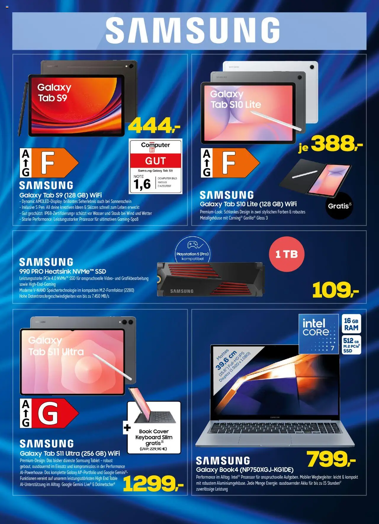 Euronics Prospekt 	 – gültig ab 24.09.2025 | Seite: 7 | Produkte: Wasser, Tablet, Computer, Video